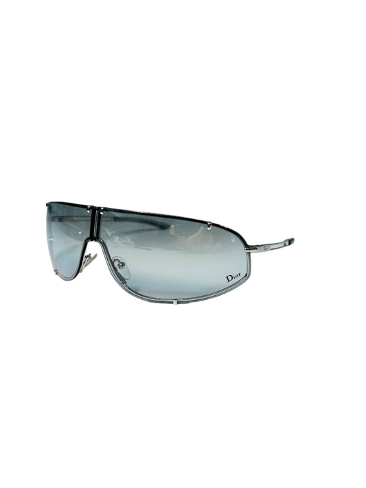 DIOR chrome futuristic studed sunglasses