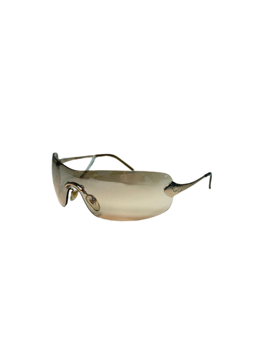 DIOR gold frameless sunglasses