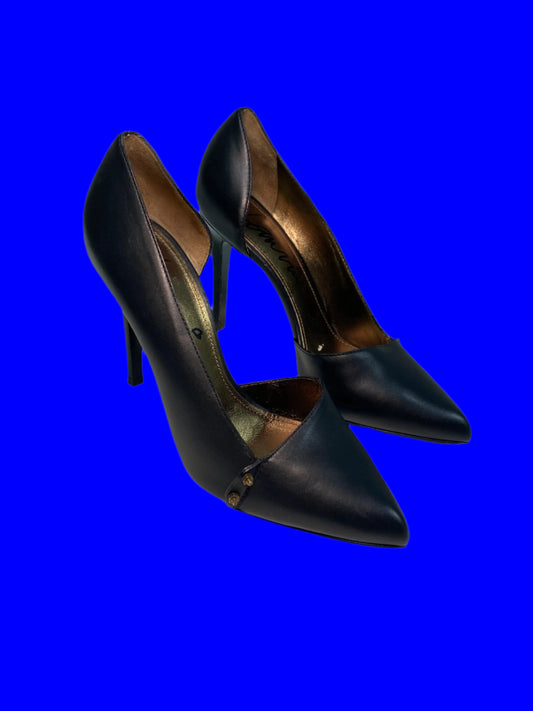 LANVIN leather black heels (38)