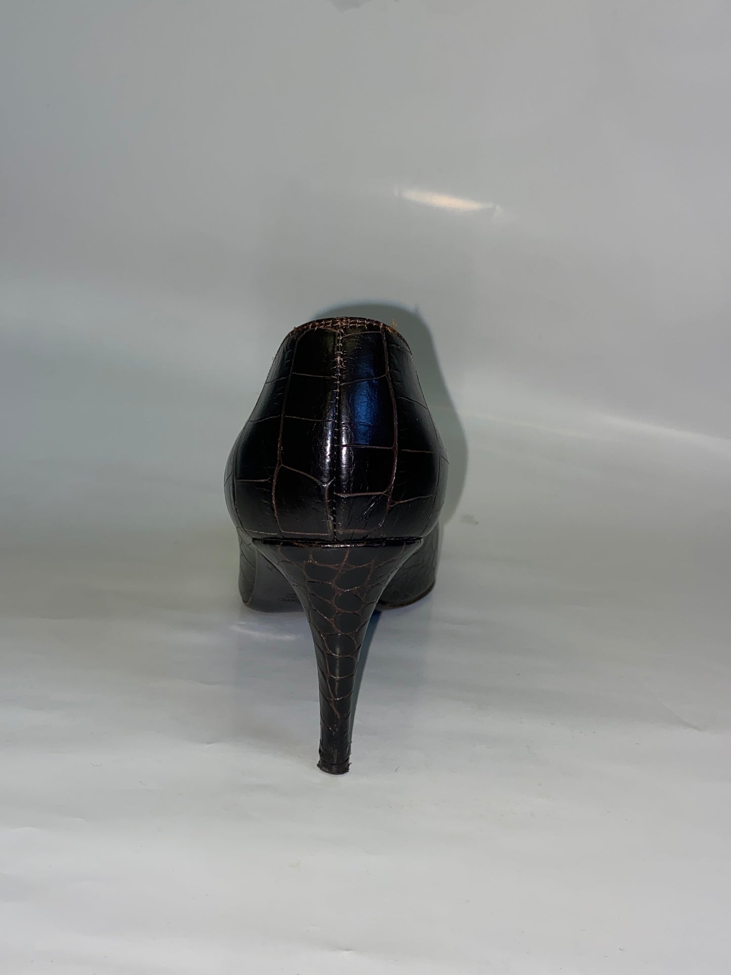 MAX MARA brown leather heels (38)