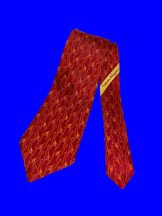 FERRAGAMO silk tie