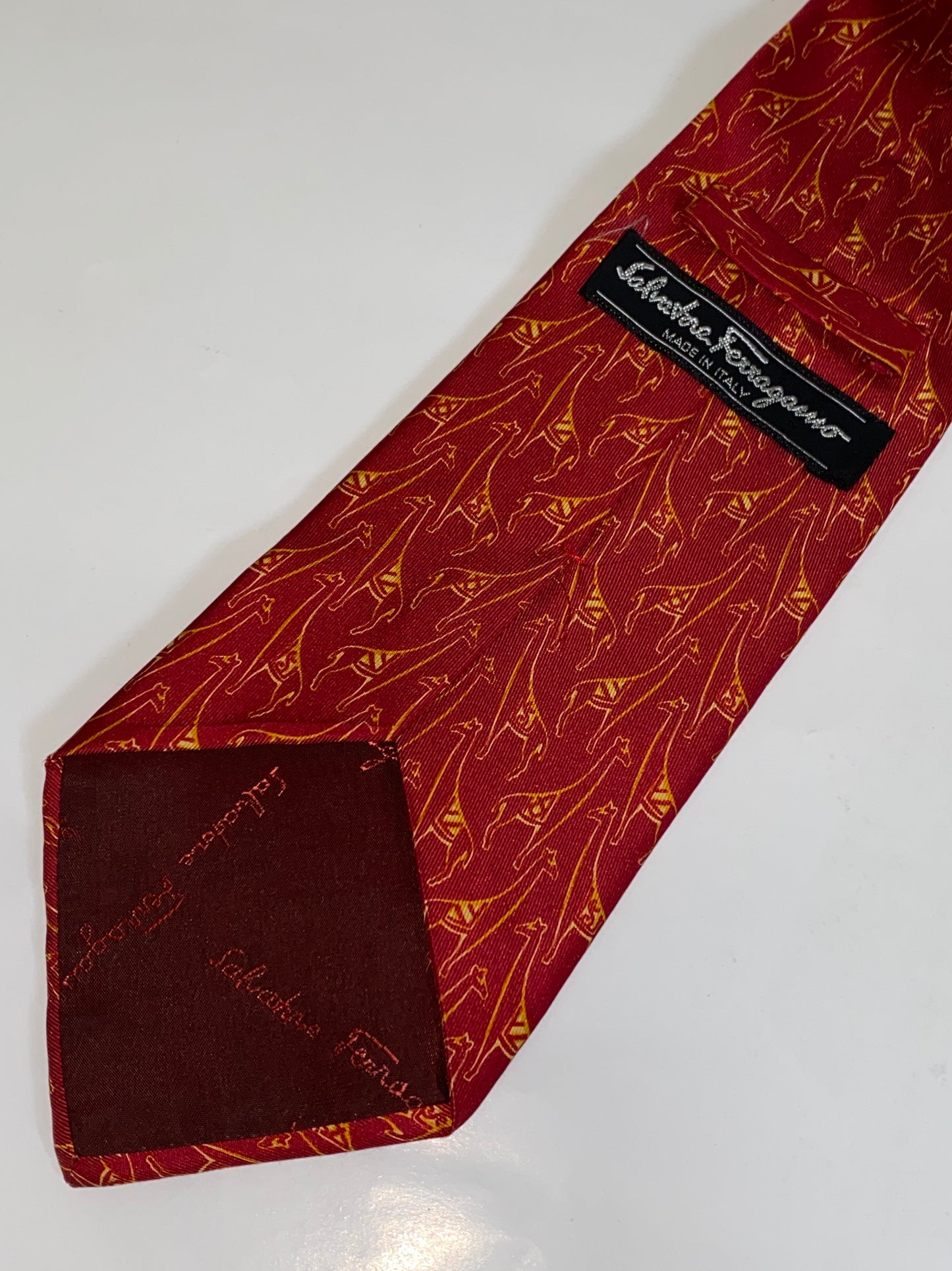 FERRAGAMO silk tie