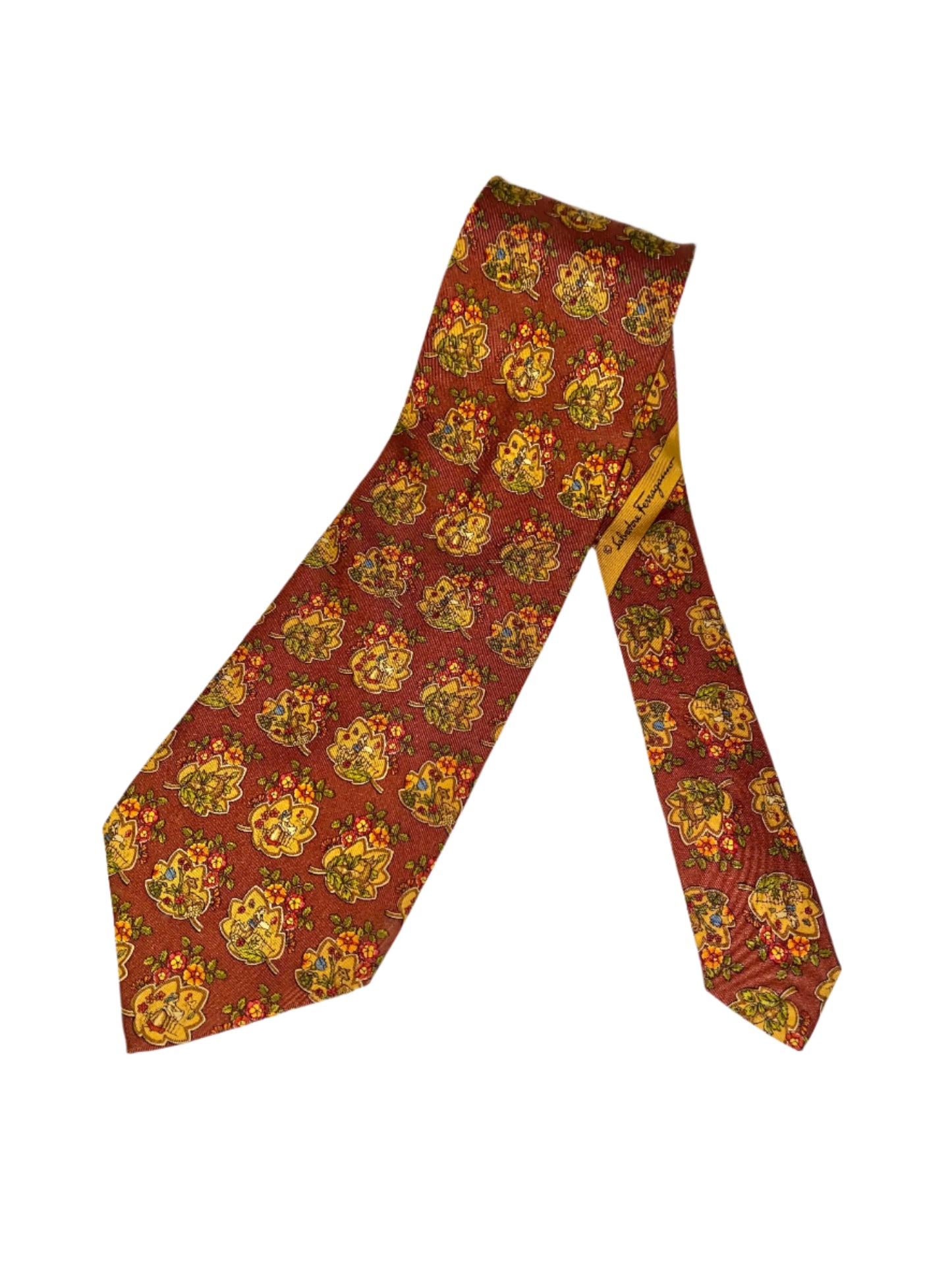 FERRAGAMO silk tie