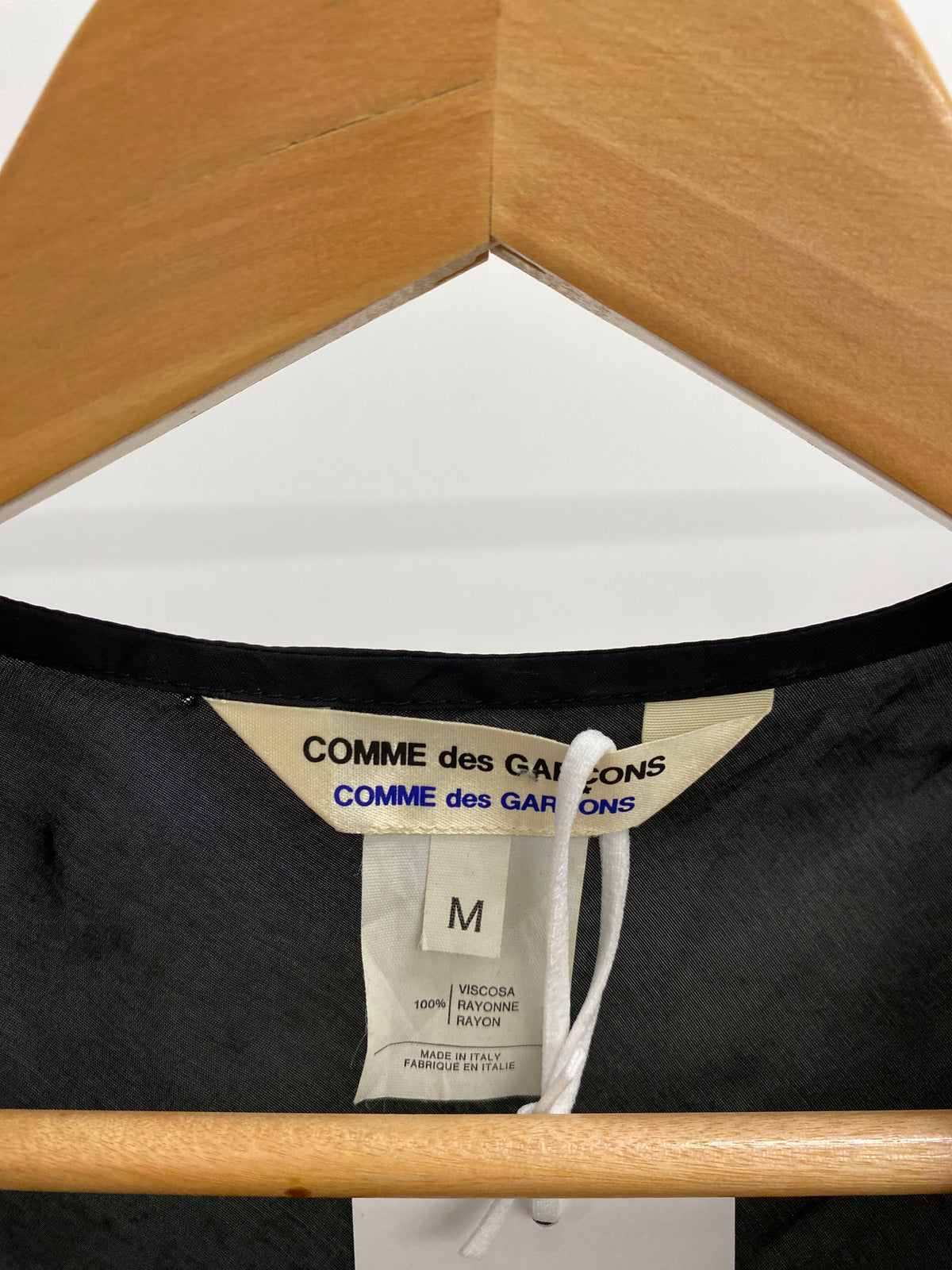 COMME DES GARÇONS black maxi dress (S/M)