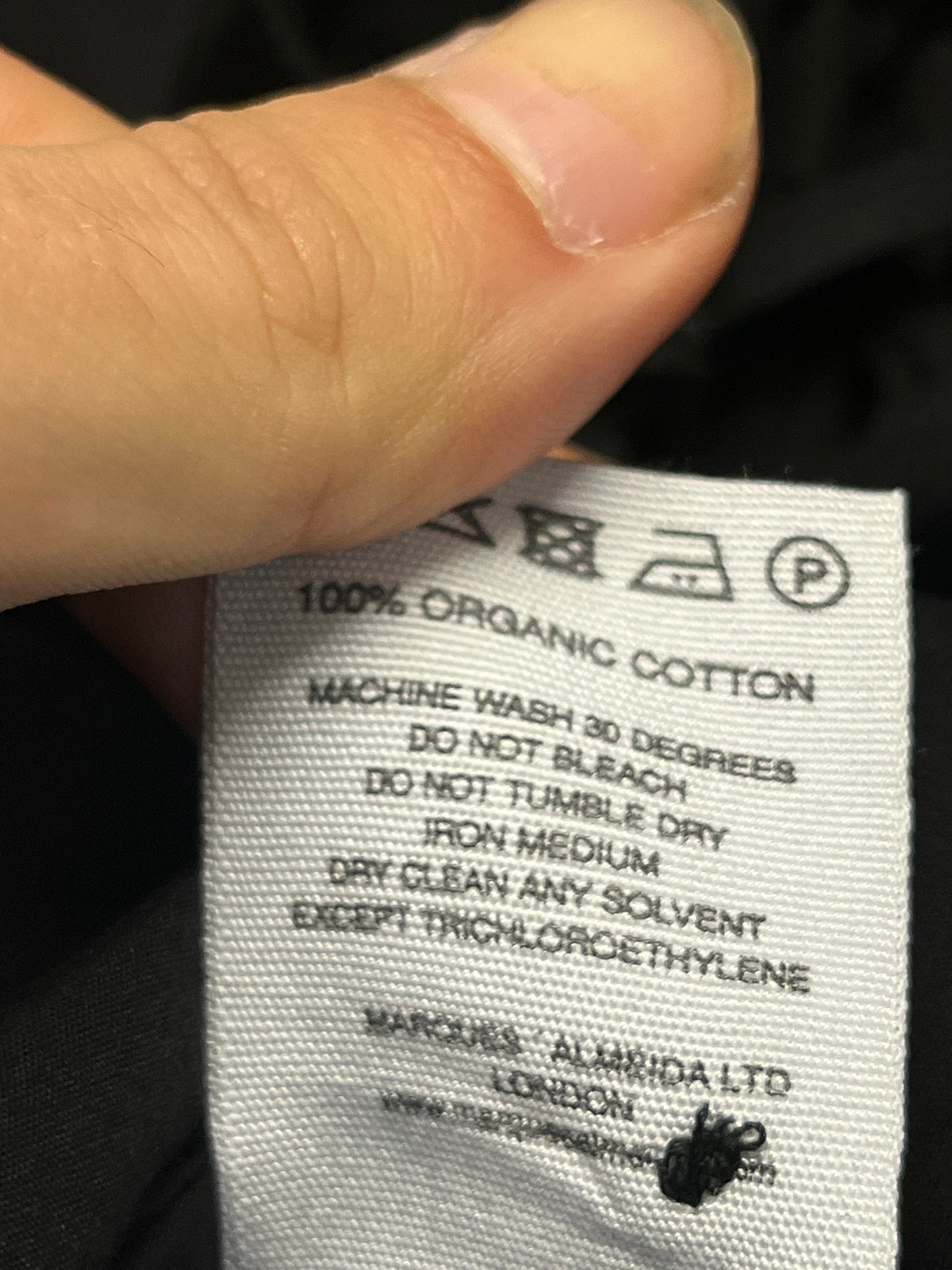 MARQUES/ALMEIDA black lace-up top (S)