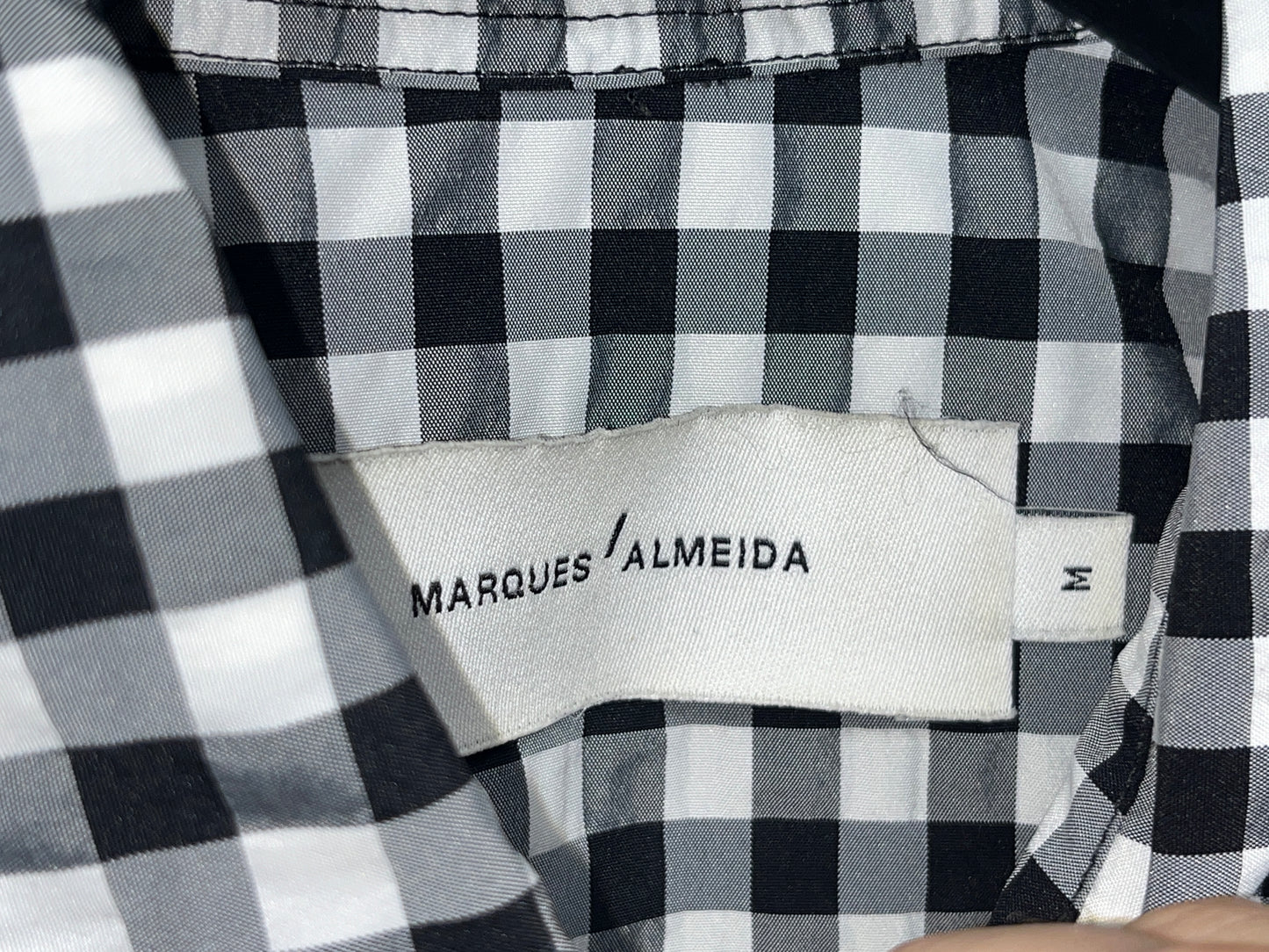 MARQUES/ALMEIDA checkered shirt (M)
