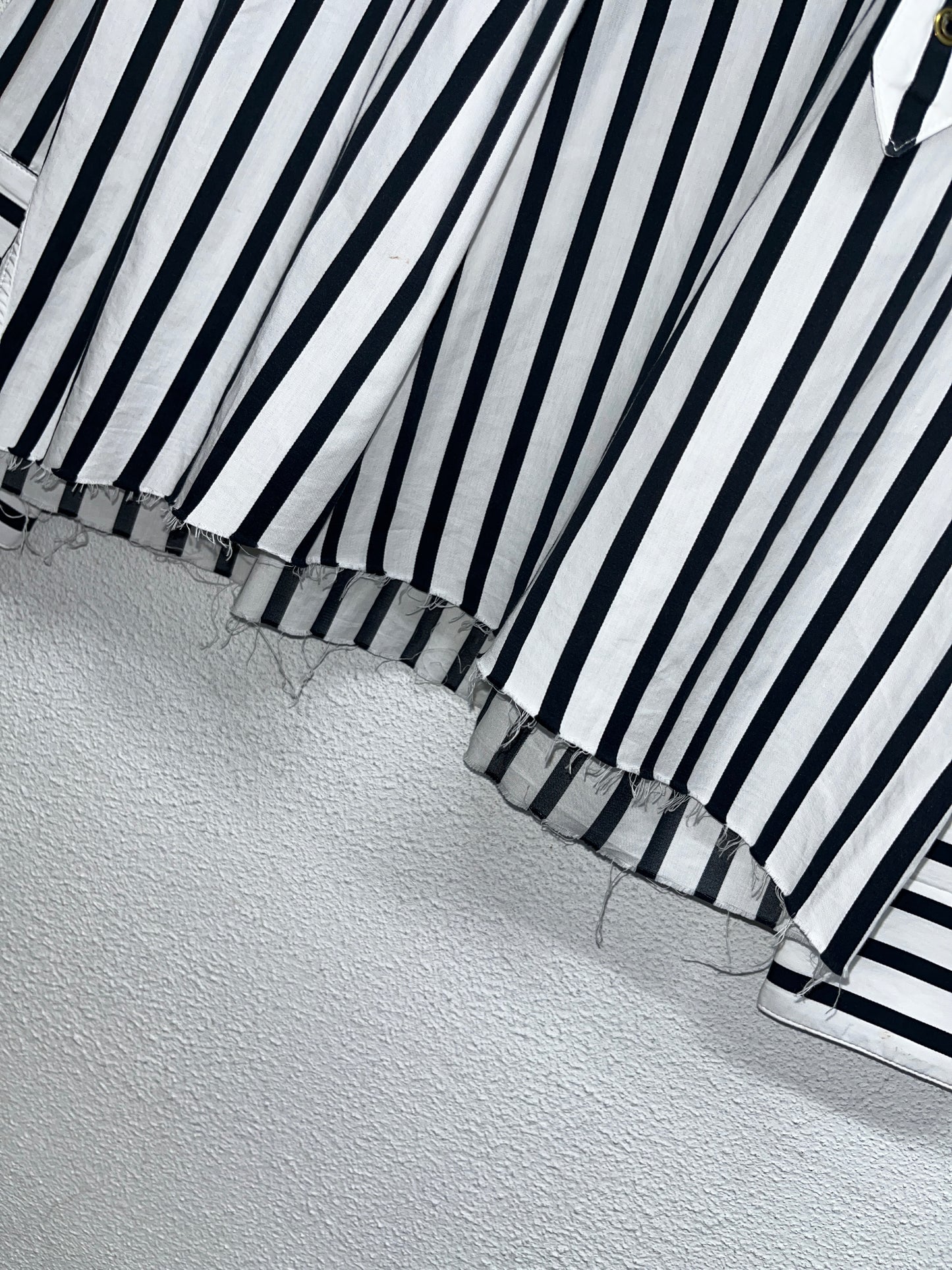 MARQUES/ALMEIDA striped belted blouse (XS)