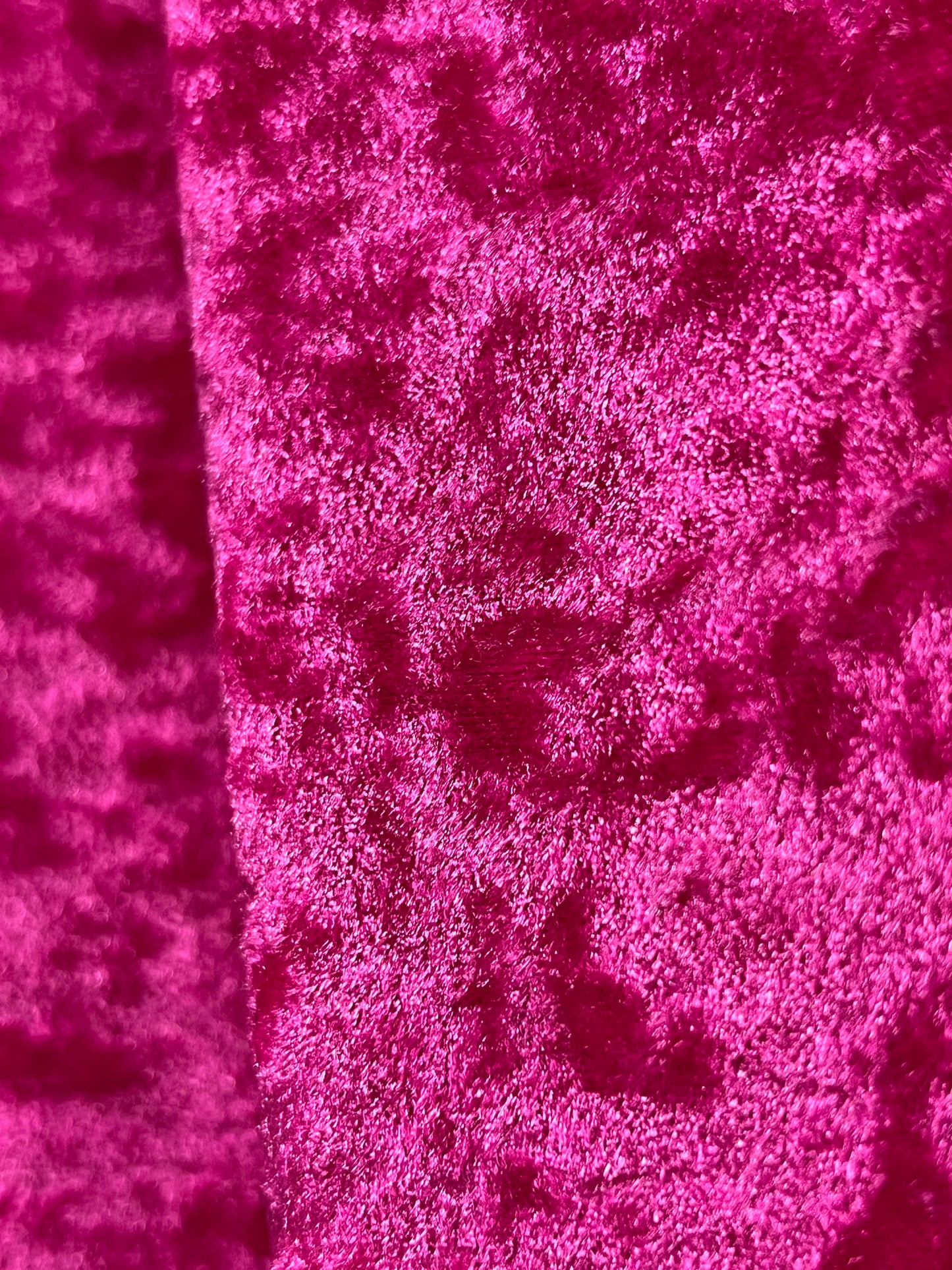 MARINE SERRE fucsia velvet trousers (S)