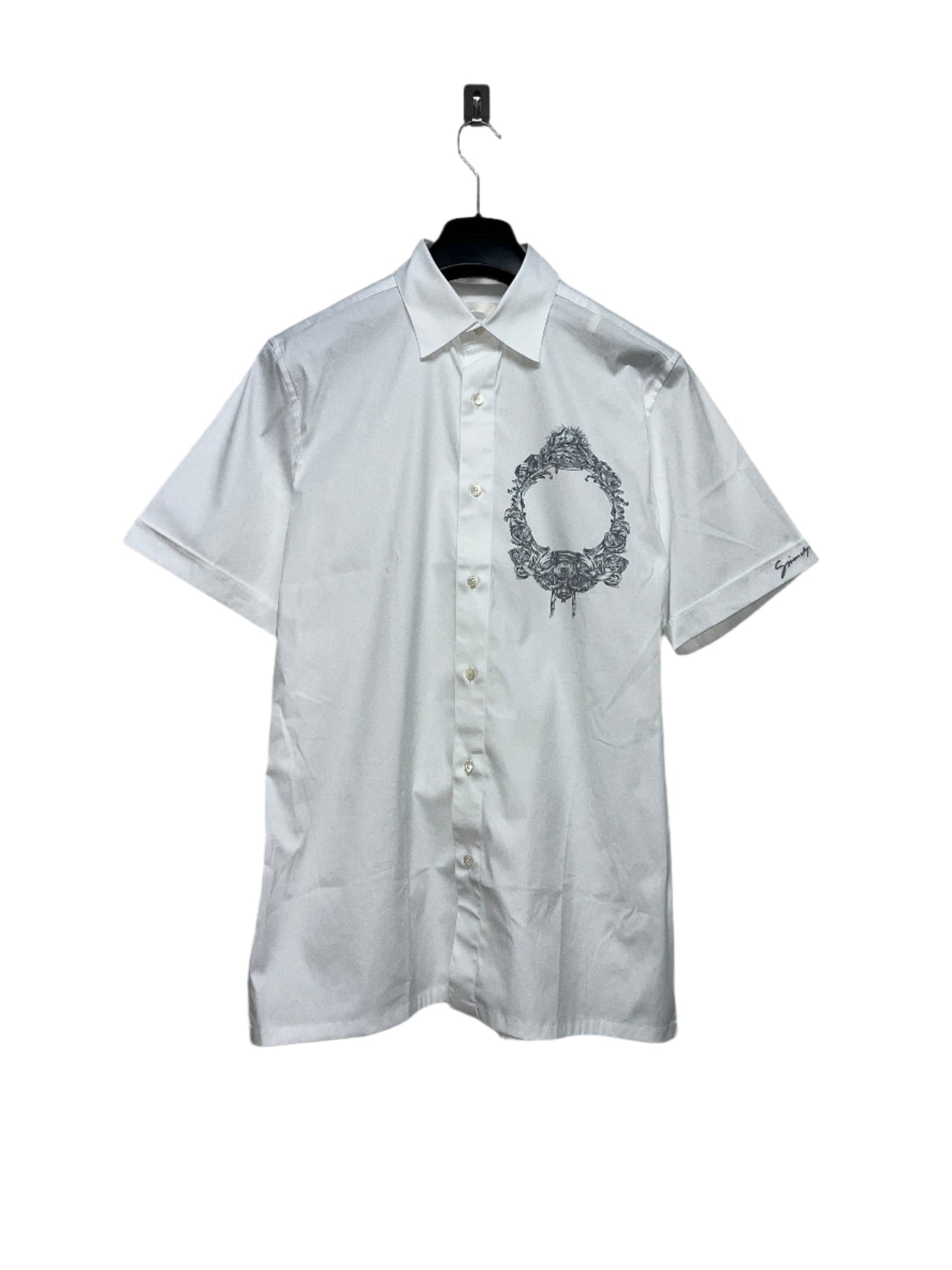 GIVENCHY white graphic shirt (38)