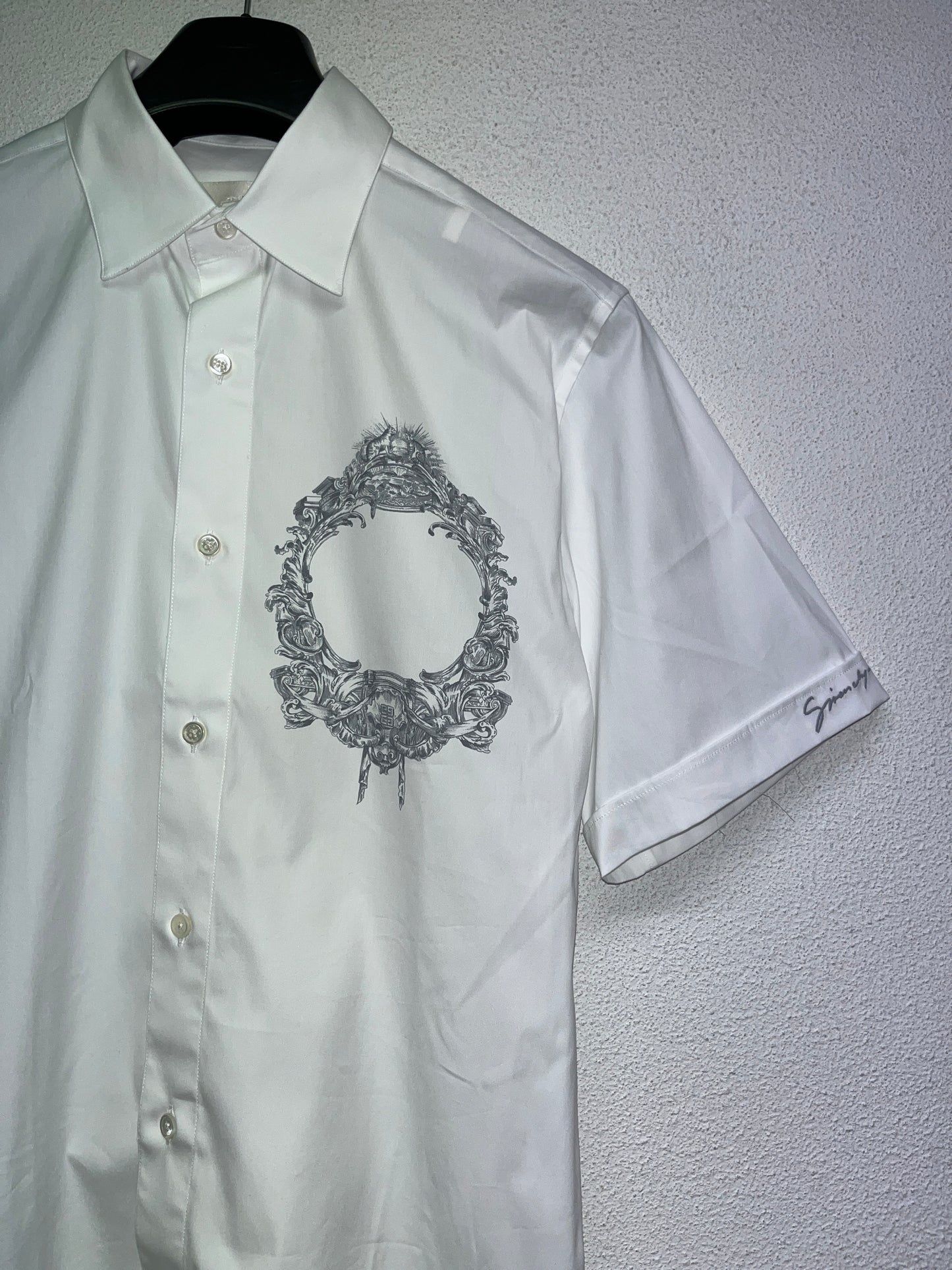 GIVENCHY white graphic shirt (38)