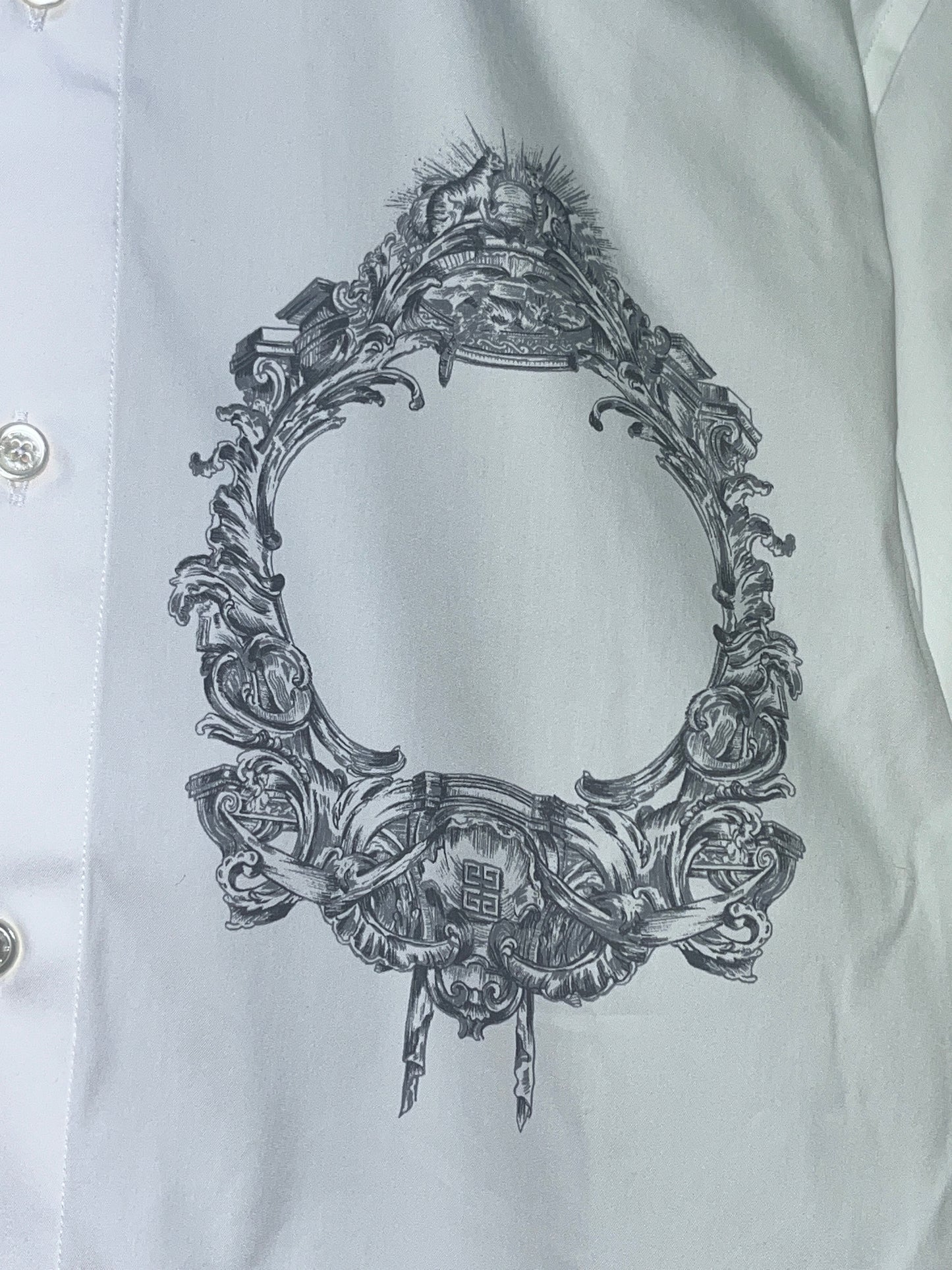 GIVENCHY white graphic shirt (38)