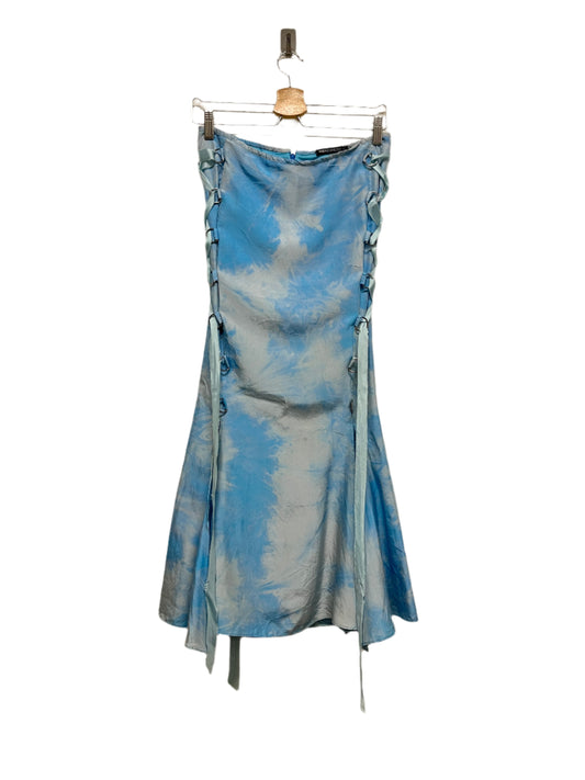 VERSACE silk maxi skirt (M)