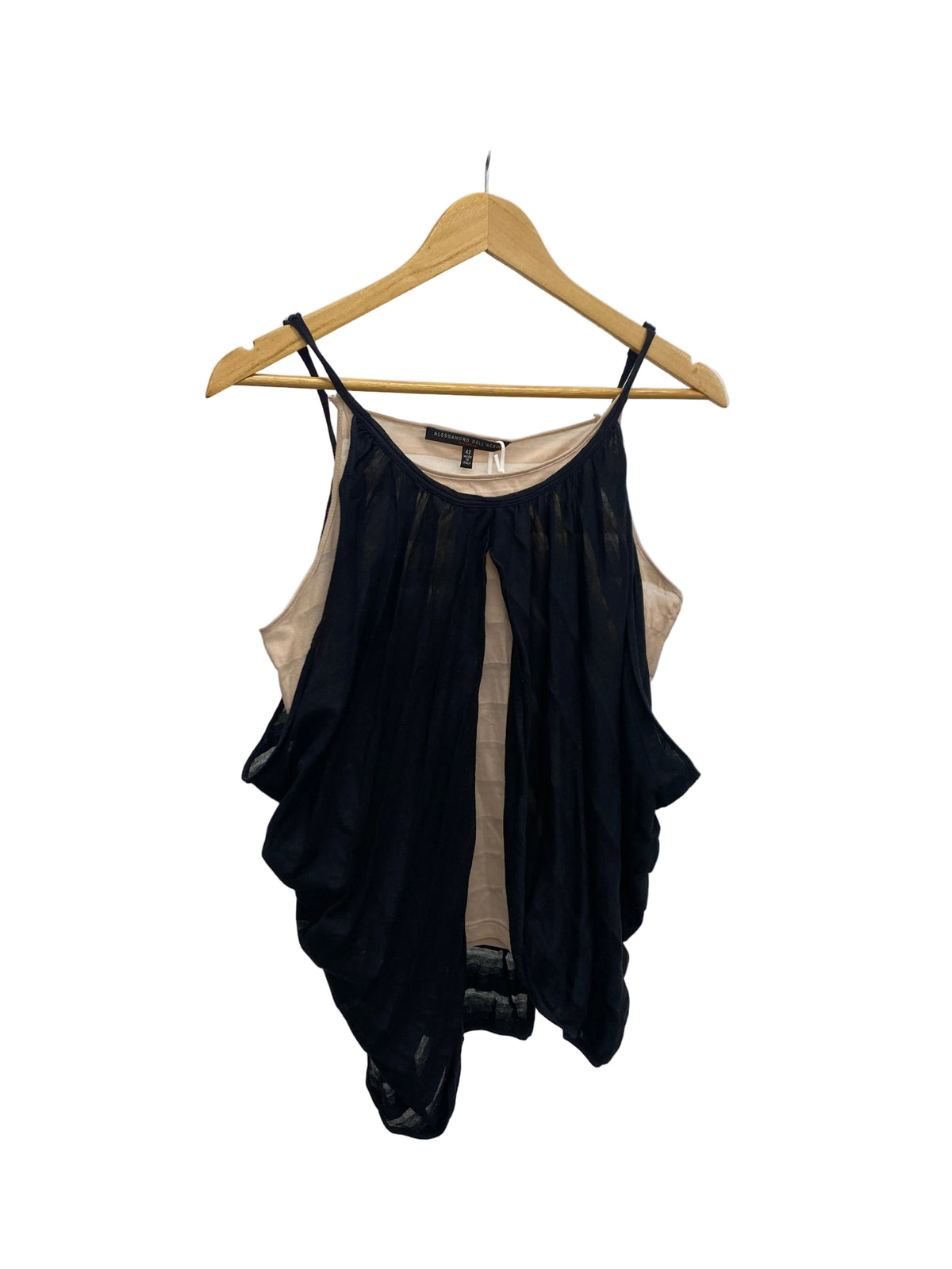 ALESSANDRO DEL'ACQUA Fall / Winter 2000 double layer top (M)