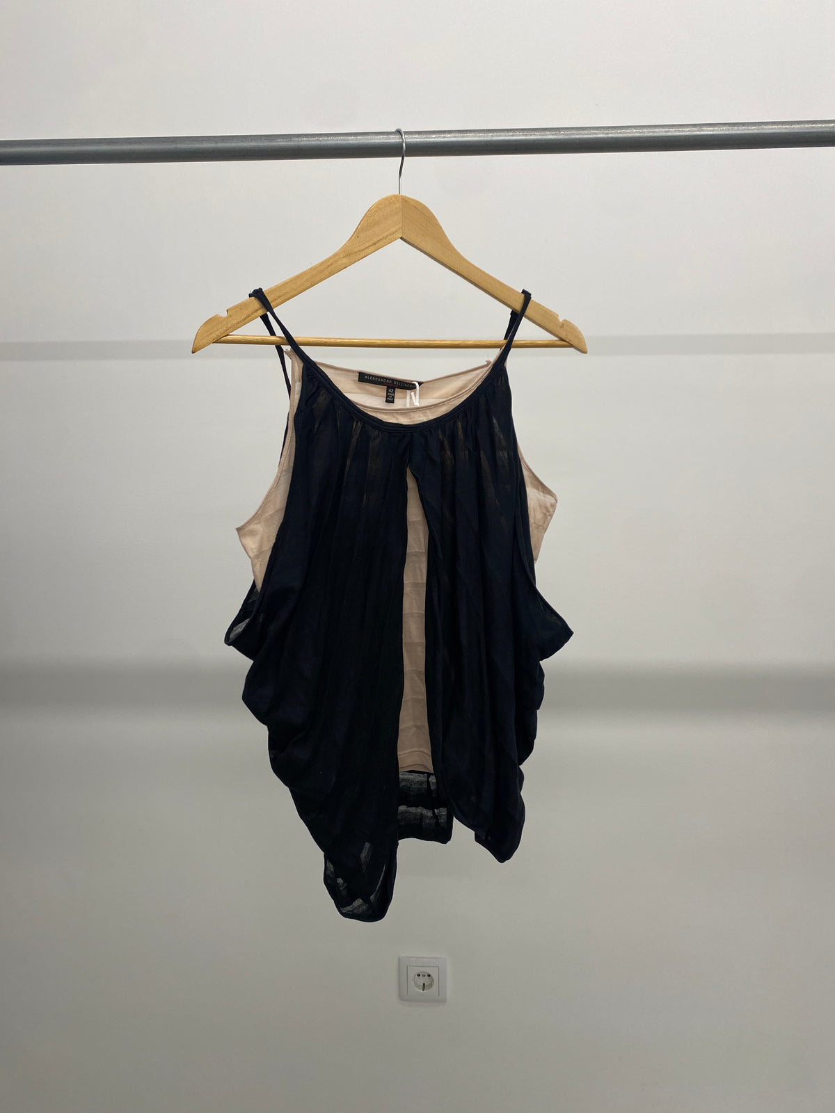 ALESSANDRO DEL'ACQUA Fall / Winter 2000 double layer top (M)