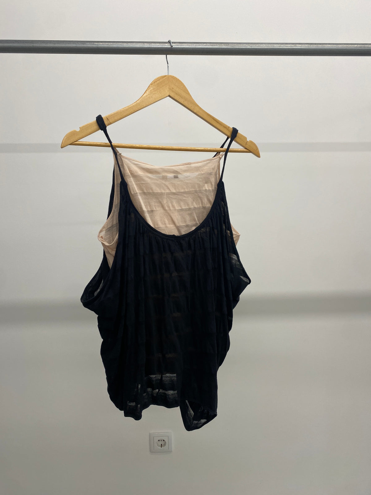 ALESSANDRO DEL'ACQUA Fall / Winter 2000 double layer top (M)
