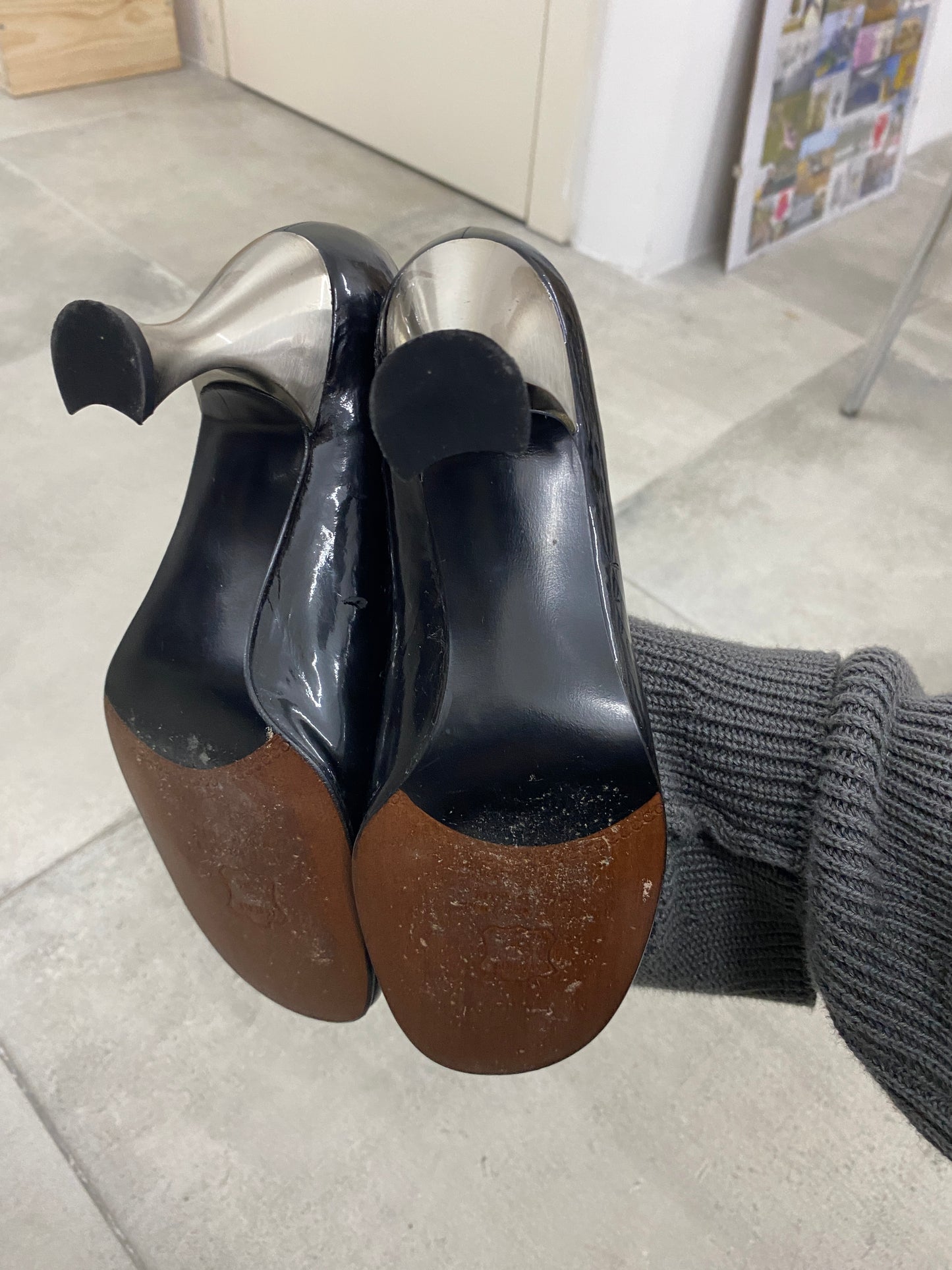 STUART WEITZMAN leather heels (36)