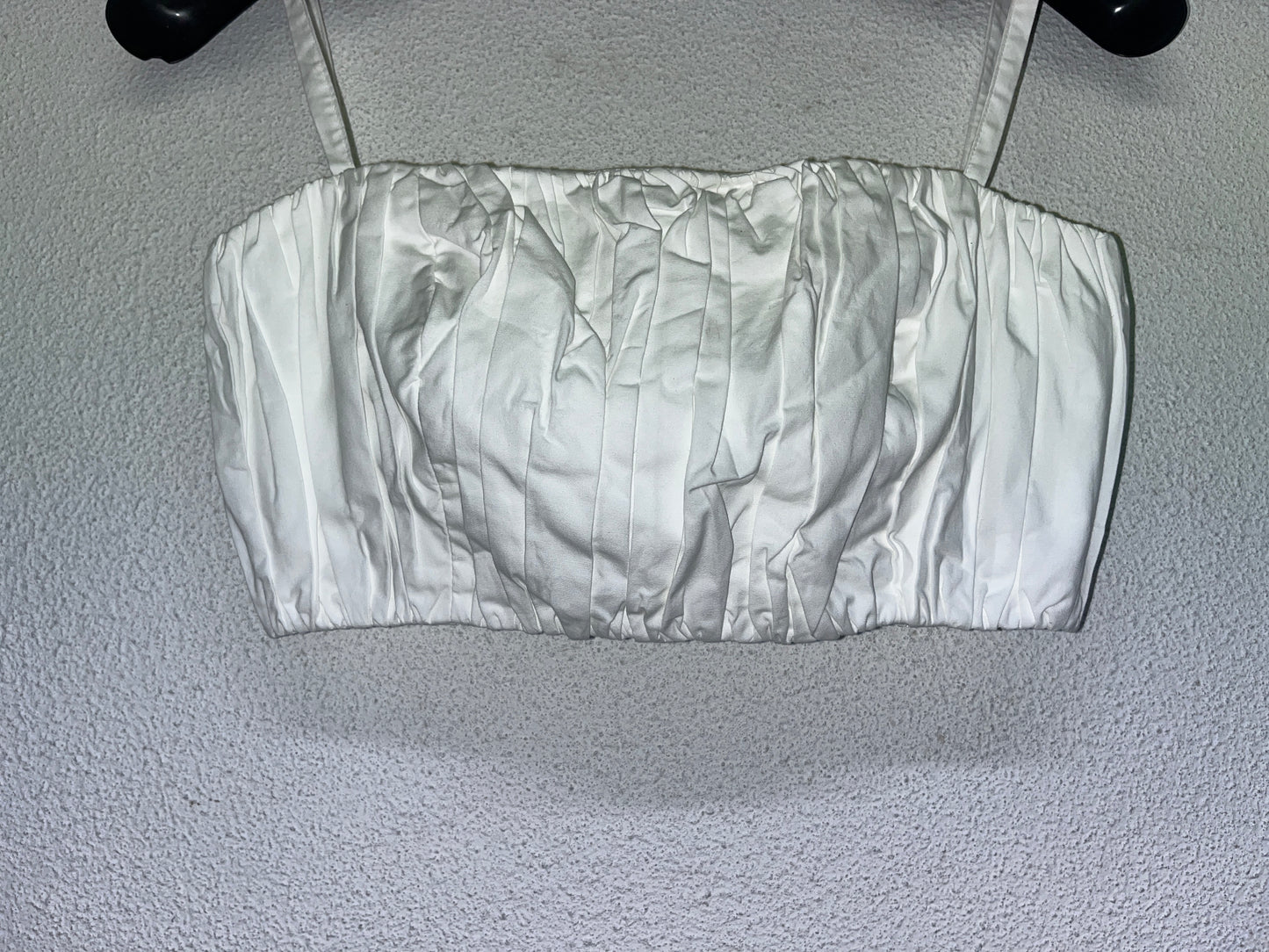 TOVE white crop top (34/XS)