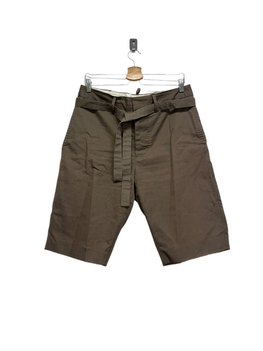 DSQUARED2 brown belted shorts (M)