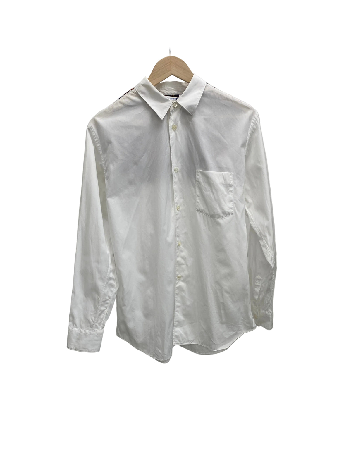 COMME DES GARÇONS Autumn/Winter 2017 white cotton and wool shirt (M)