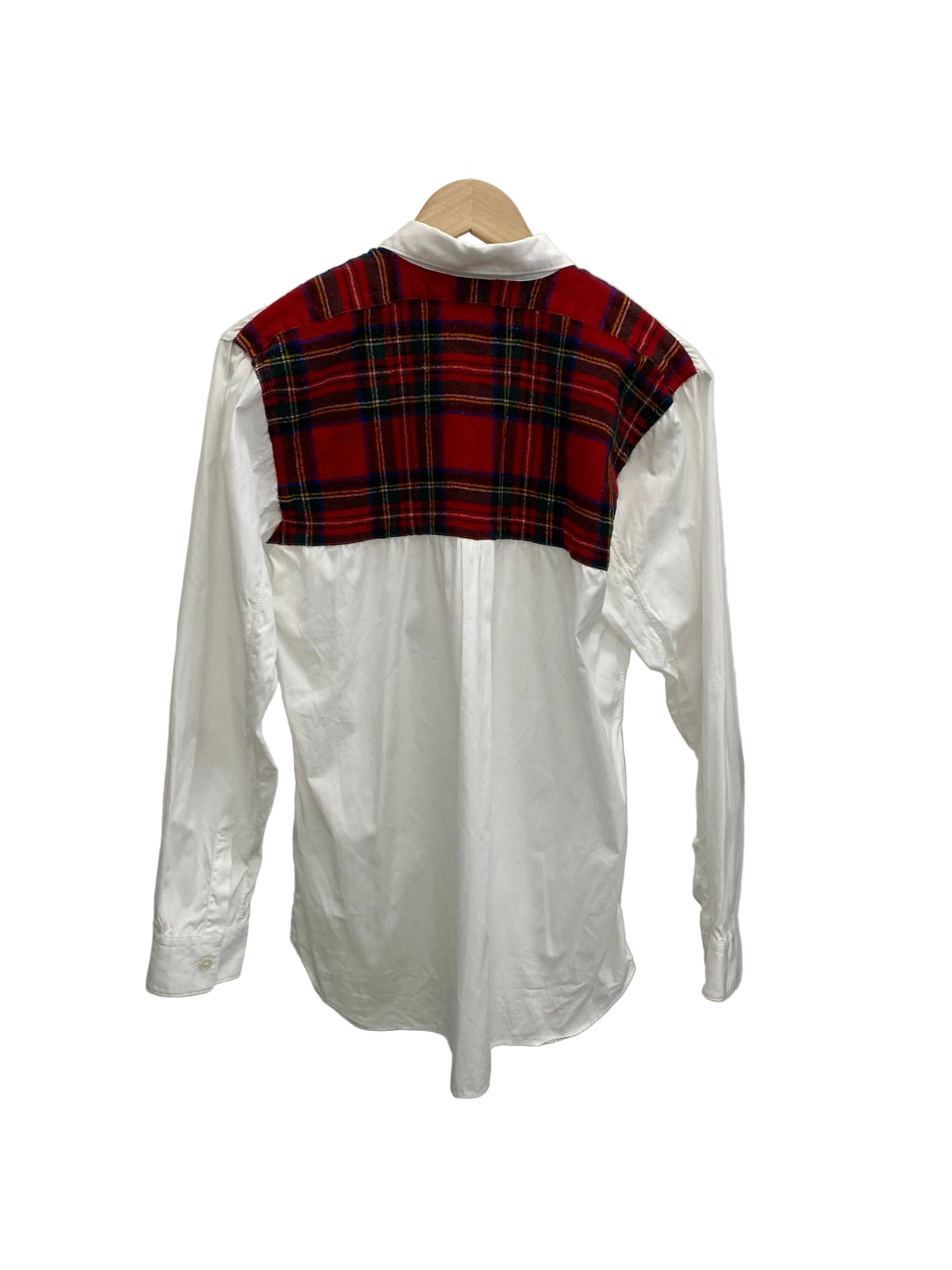 COMME DES GARÇONS Autumn/Winter 2017 white cotton and wool shirt (M)