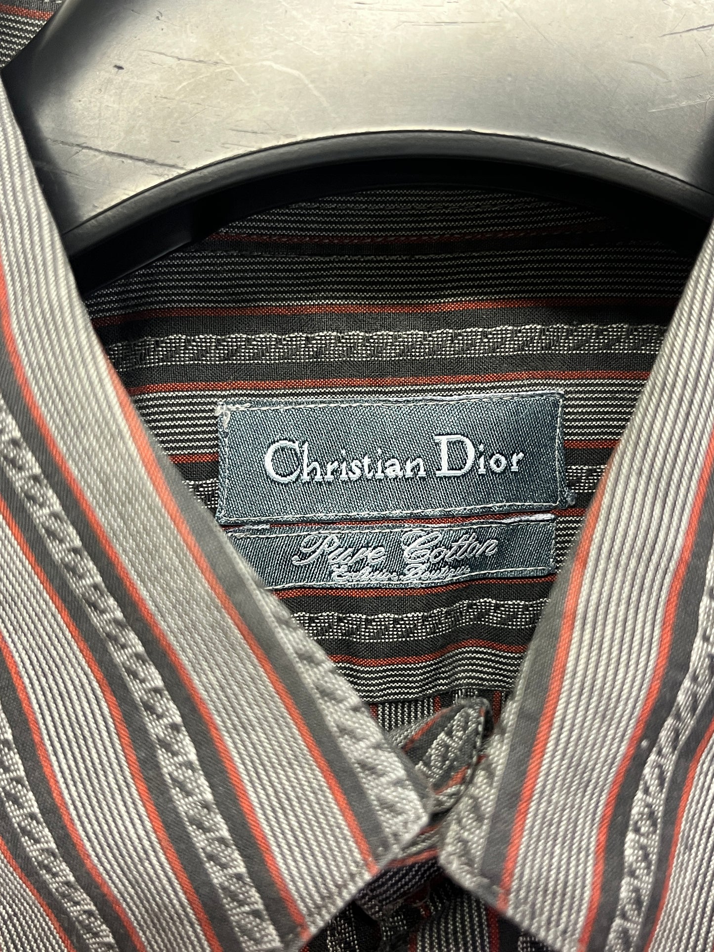 DIOR grey striped shirt (XL)