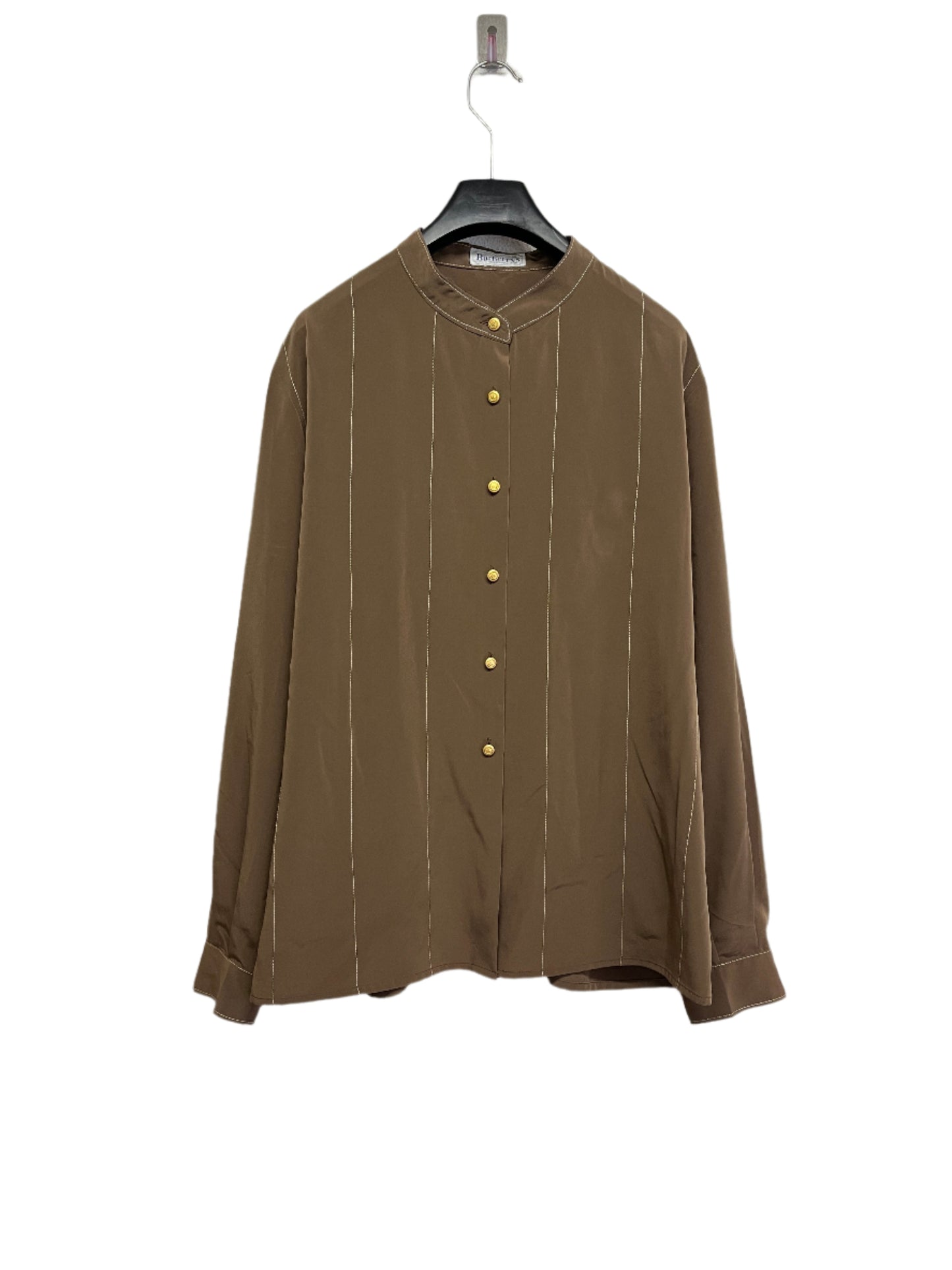 BURBERRY brown shirt (L)