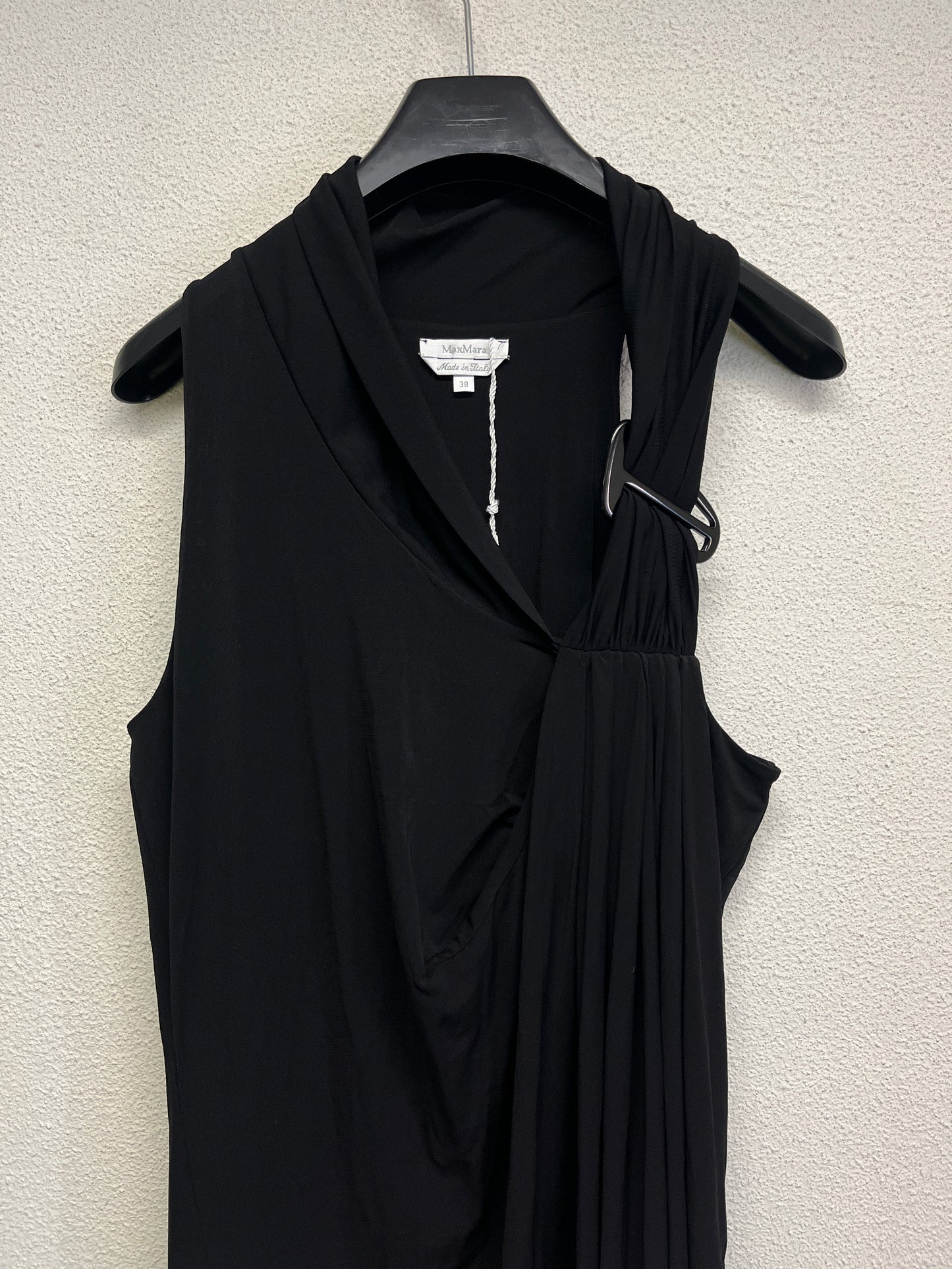 MAX MARA asymmetrical draped dress (M)