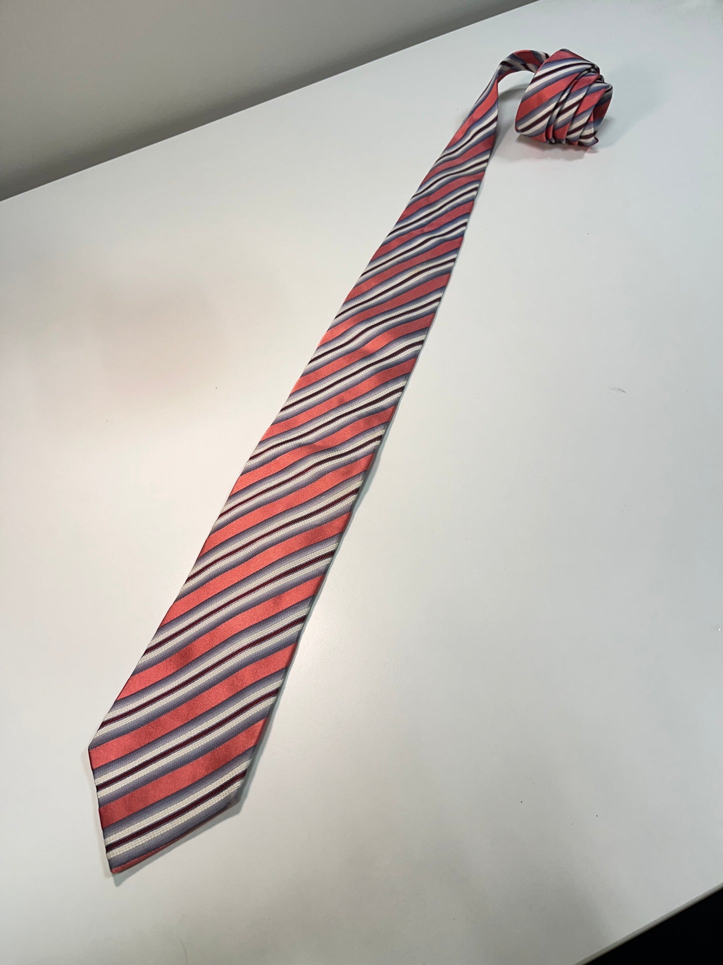 ZEGNA striped silk tie