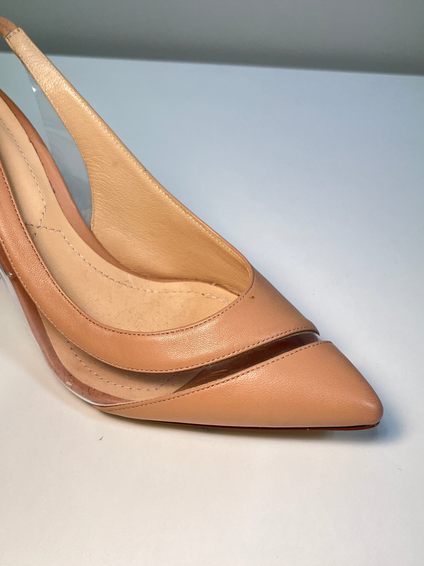 NICHOLAS KIRKWOOD leather Alyssa slingback pumps (37IT/38EU)