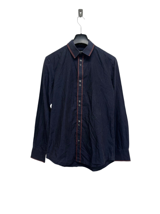DOLCE & GABBANA navy shirt (L)