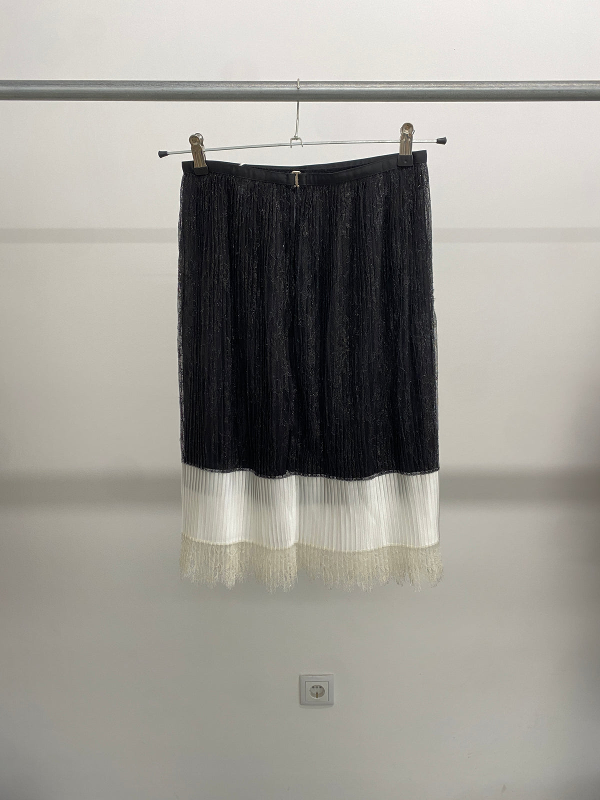 LA PERLA Autumn / Winter 2016 silk double layer skirt (S)