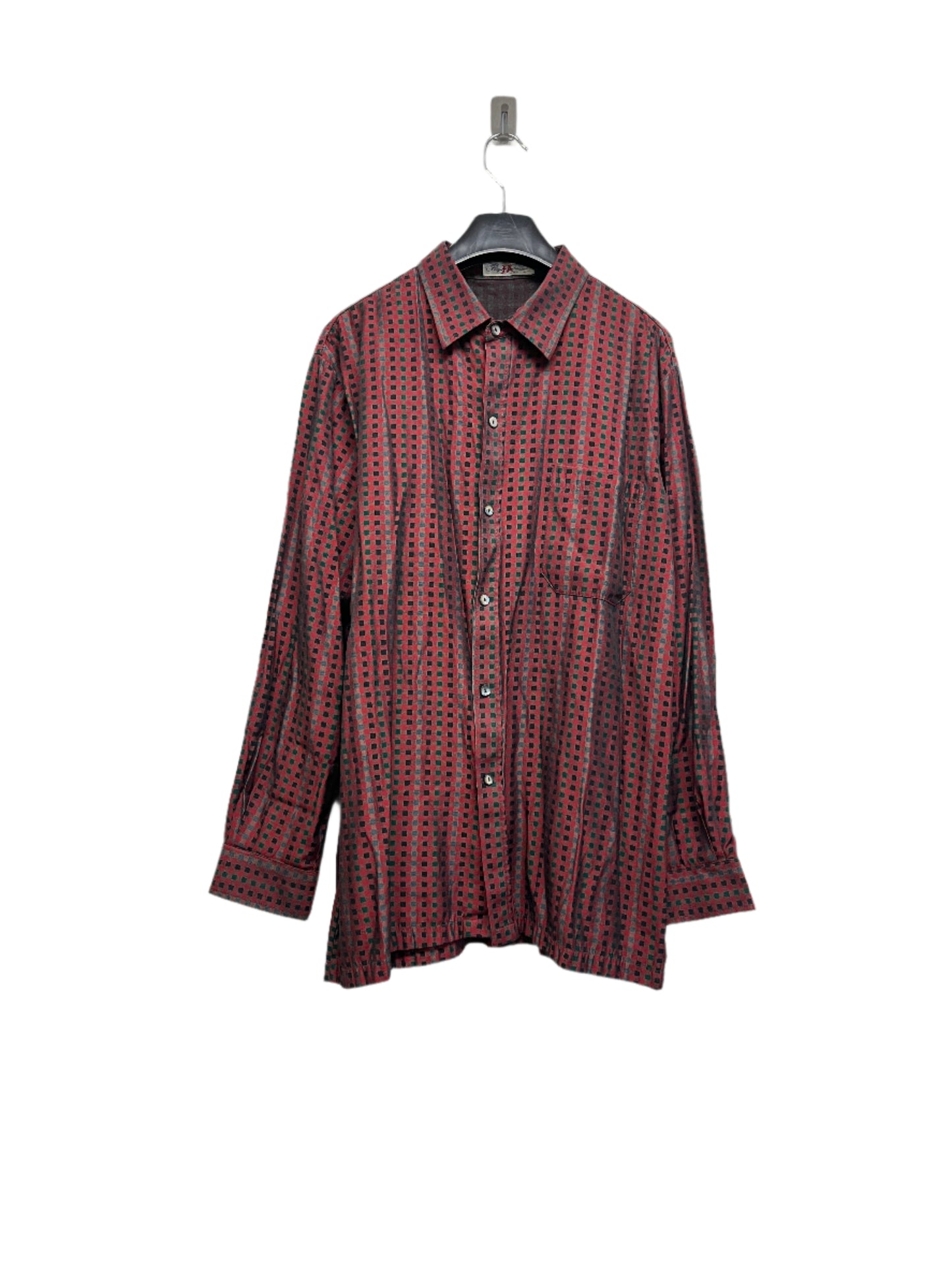 VINTAGE checkered shirt (M)