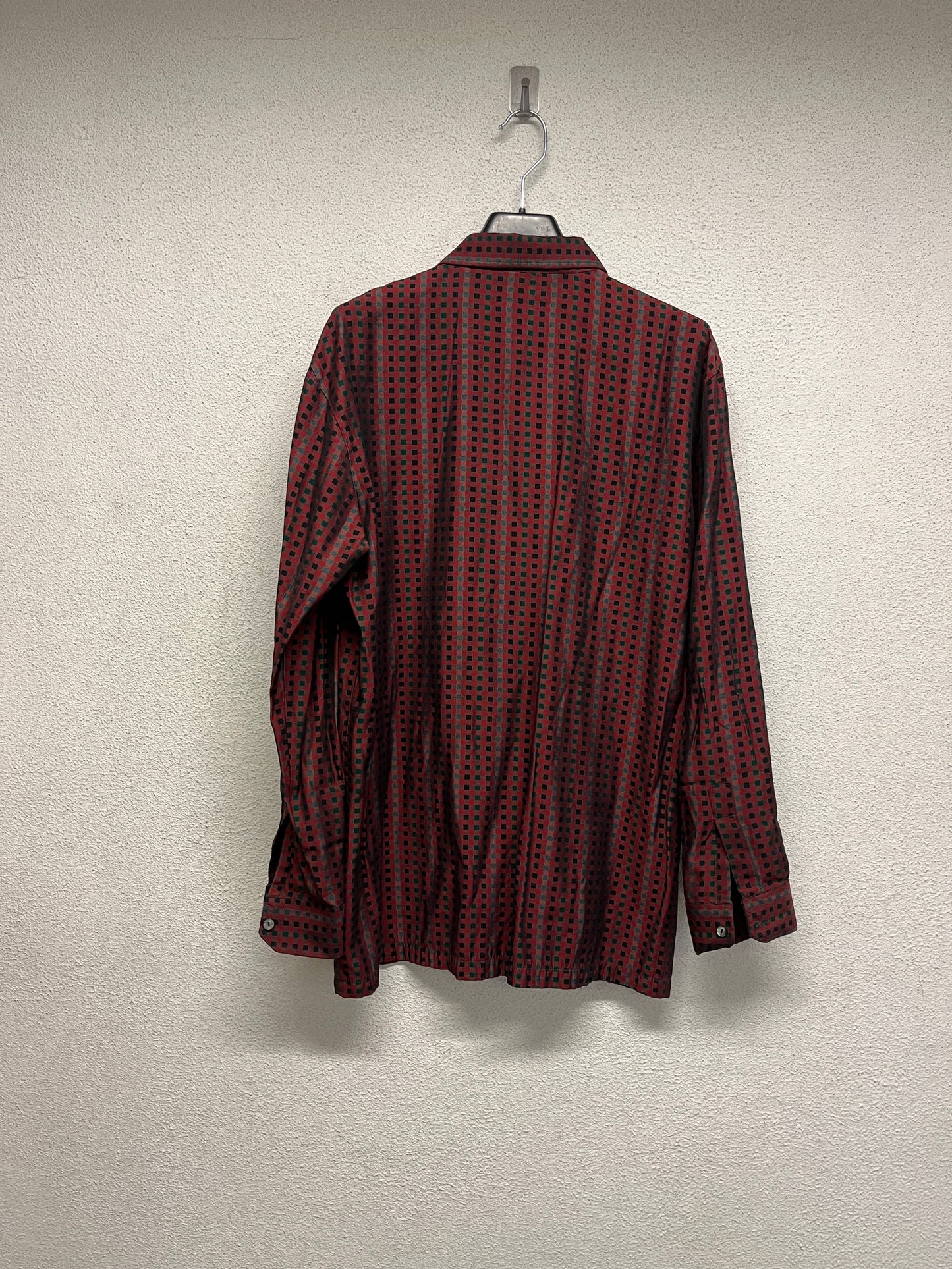 VINTAGE checkered shirt (M)