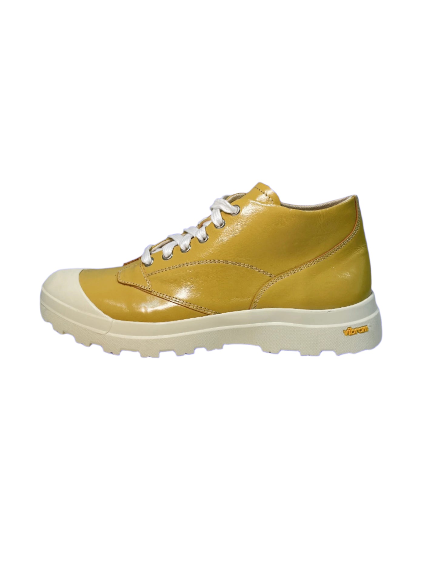 OUR LEGACY Tar Dip yellow leather mid shoes (41)