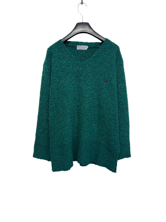 BURBERRY V-neck knit sweater (S/M)