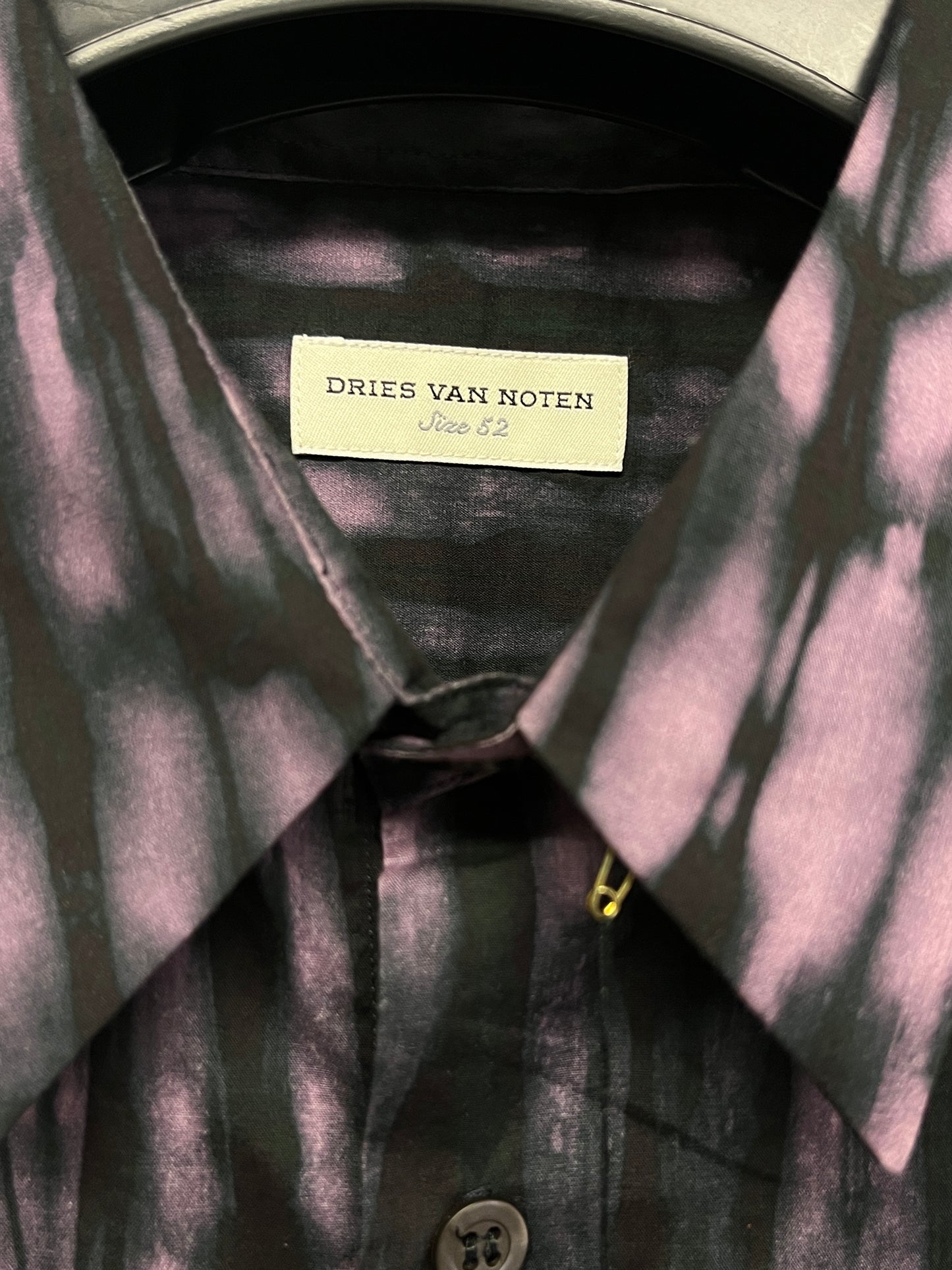 DRIES VAN NOTEN printed shirt (XL)