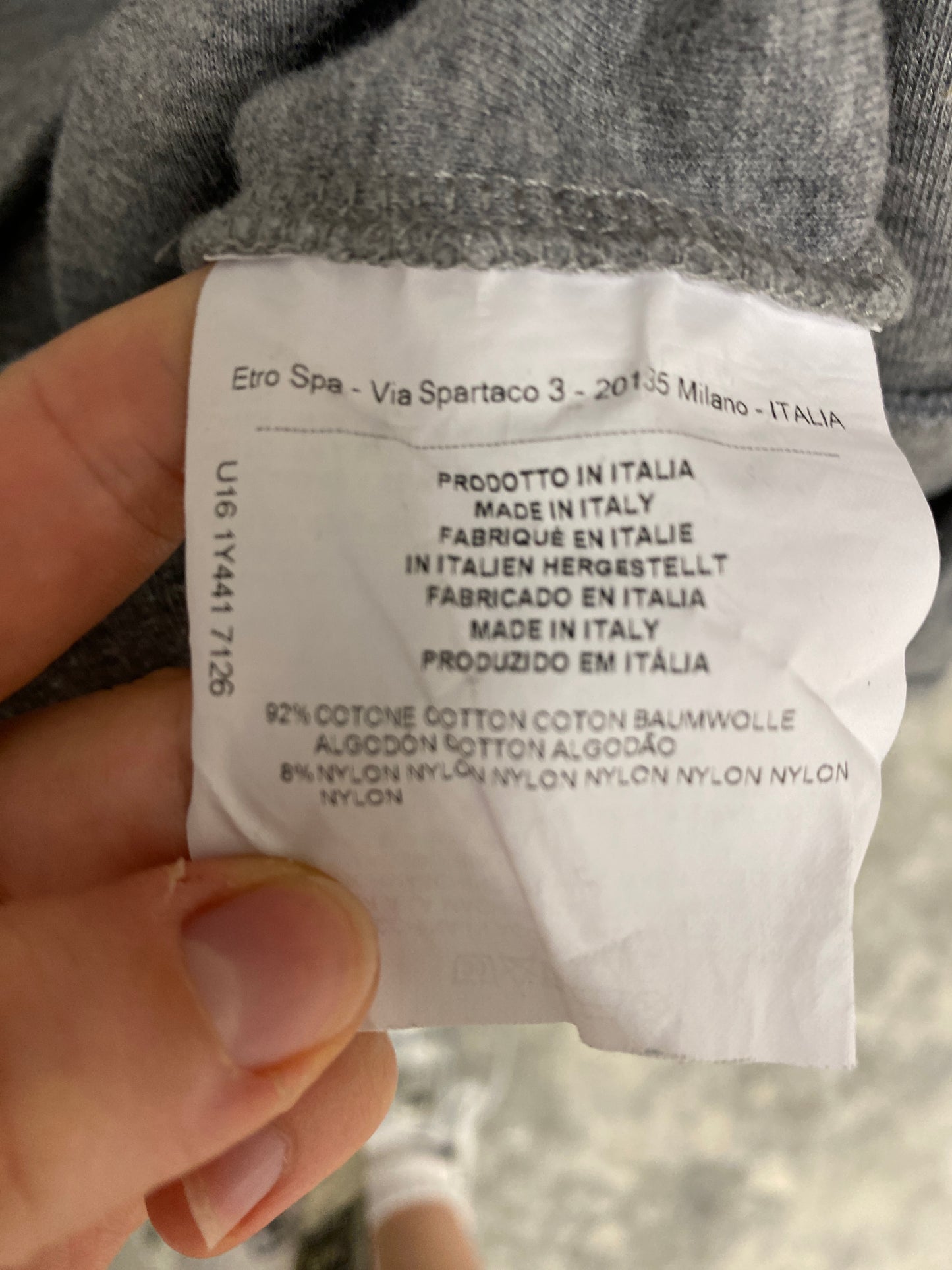 ETRO handpainted sweatshirt (M)