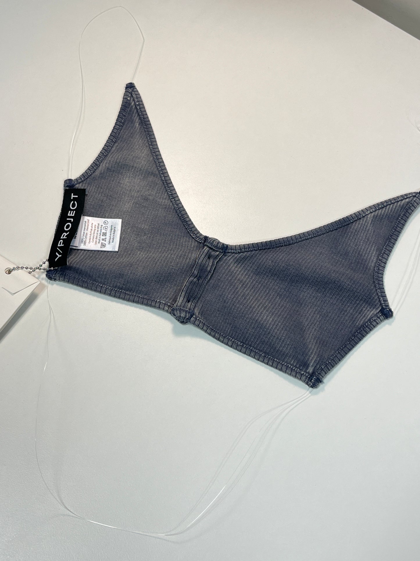 Y/PROJECT invisible strap top (M)