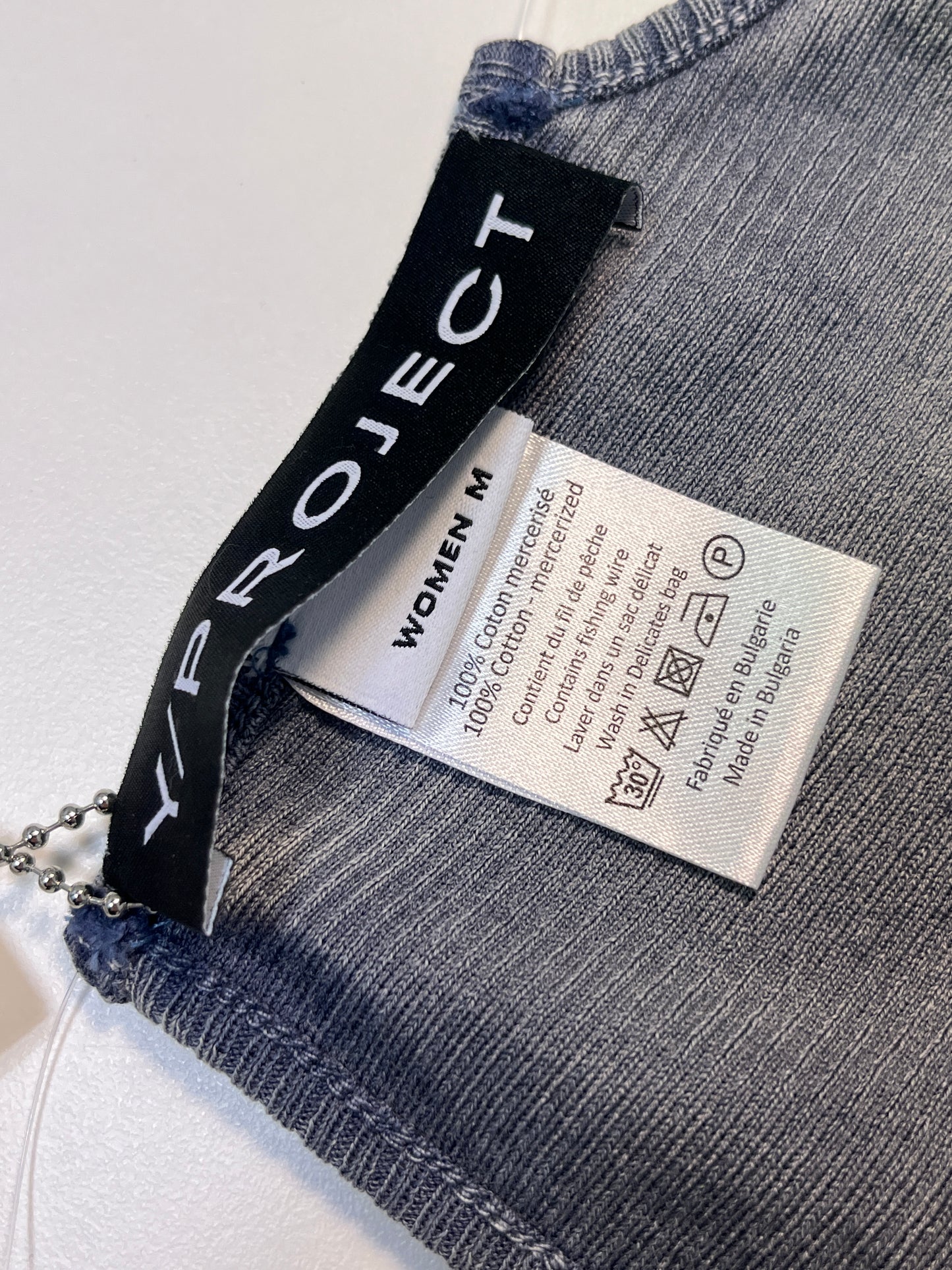 Y/PROJECT invisible strap top (M)