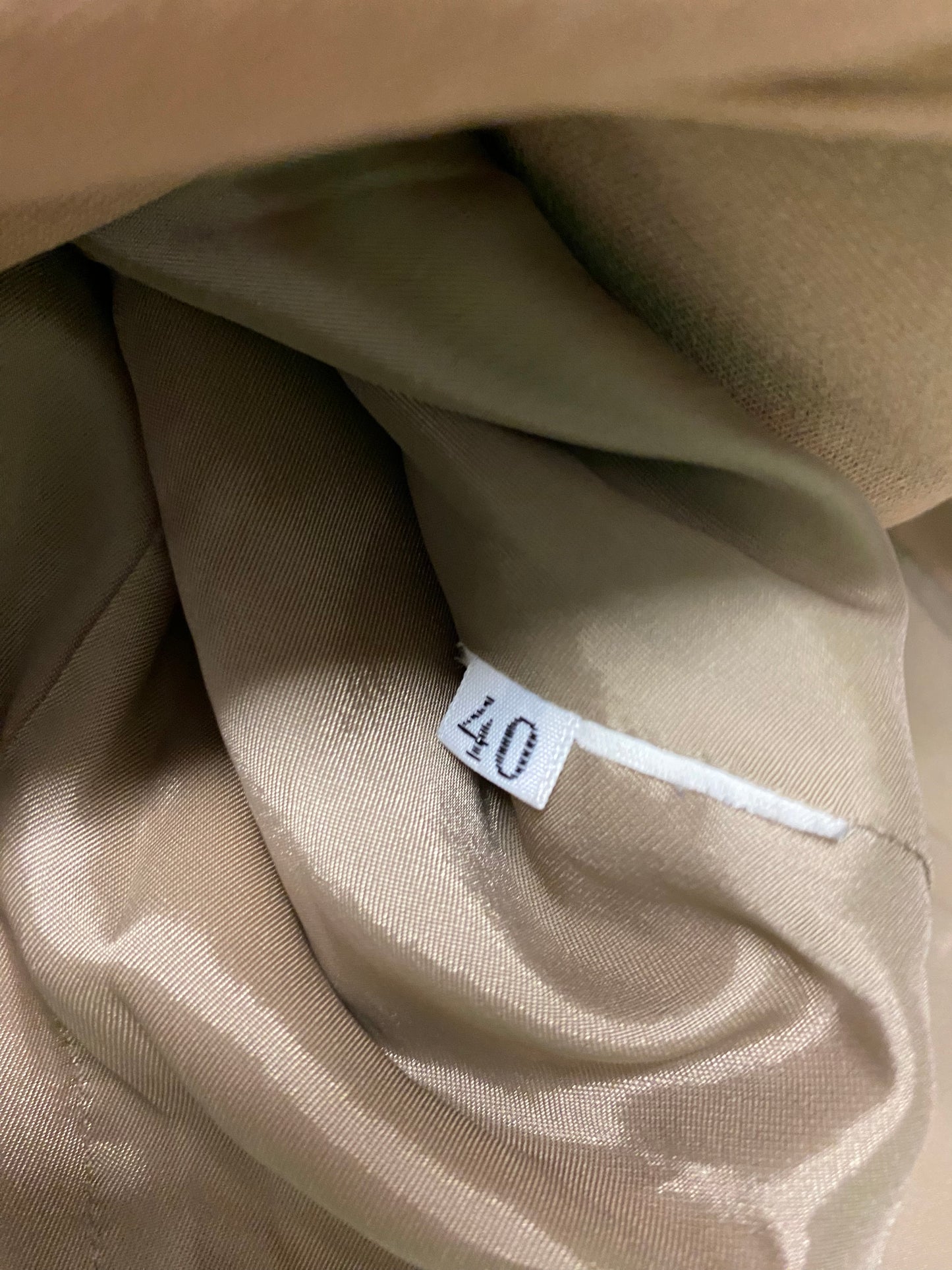 JIL SANDER wool camel blazer (S)