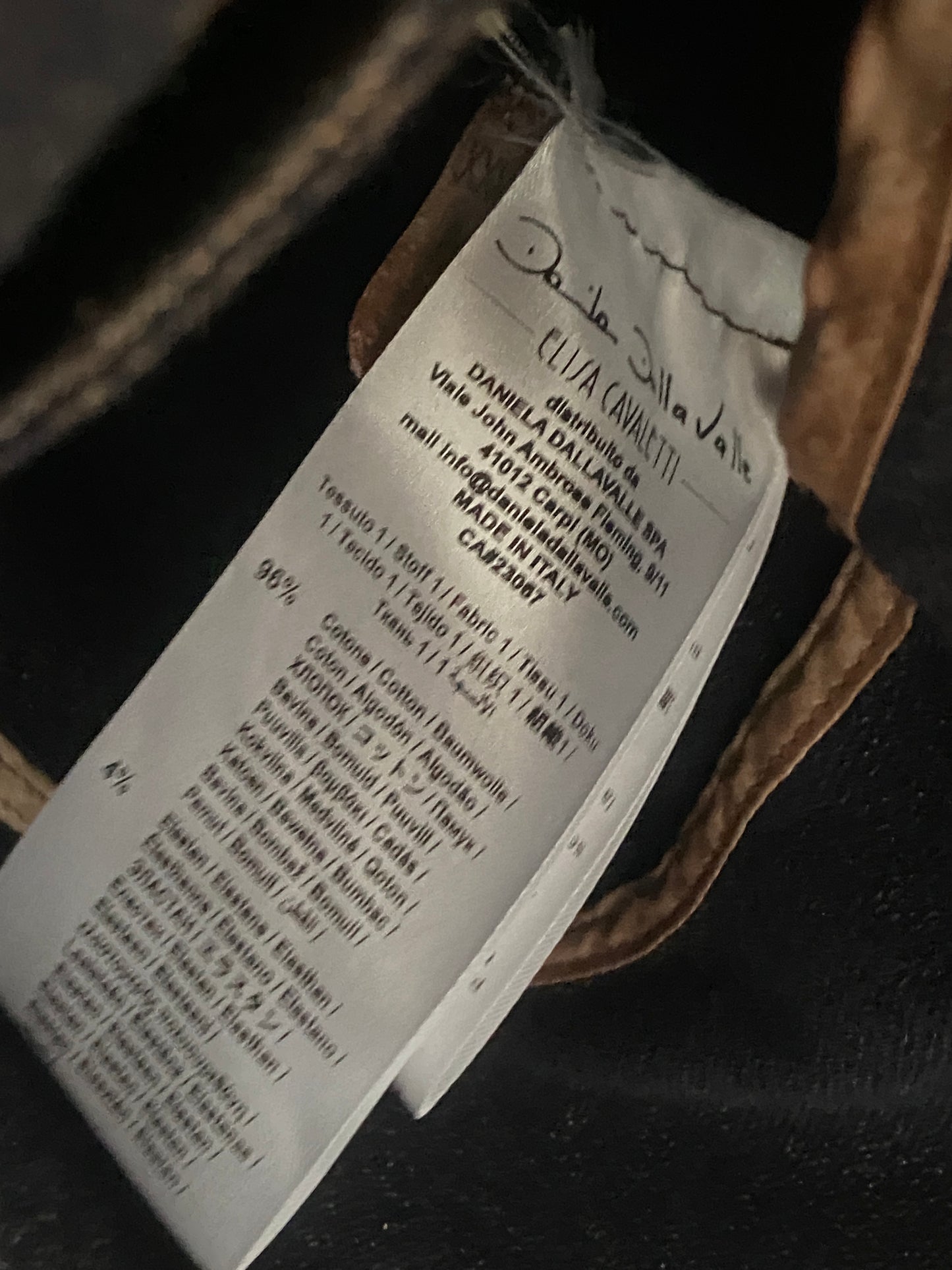 ELISA CAVALETTI multi-zipper jacket (XL)