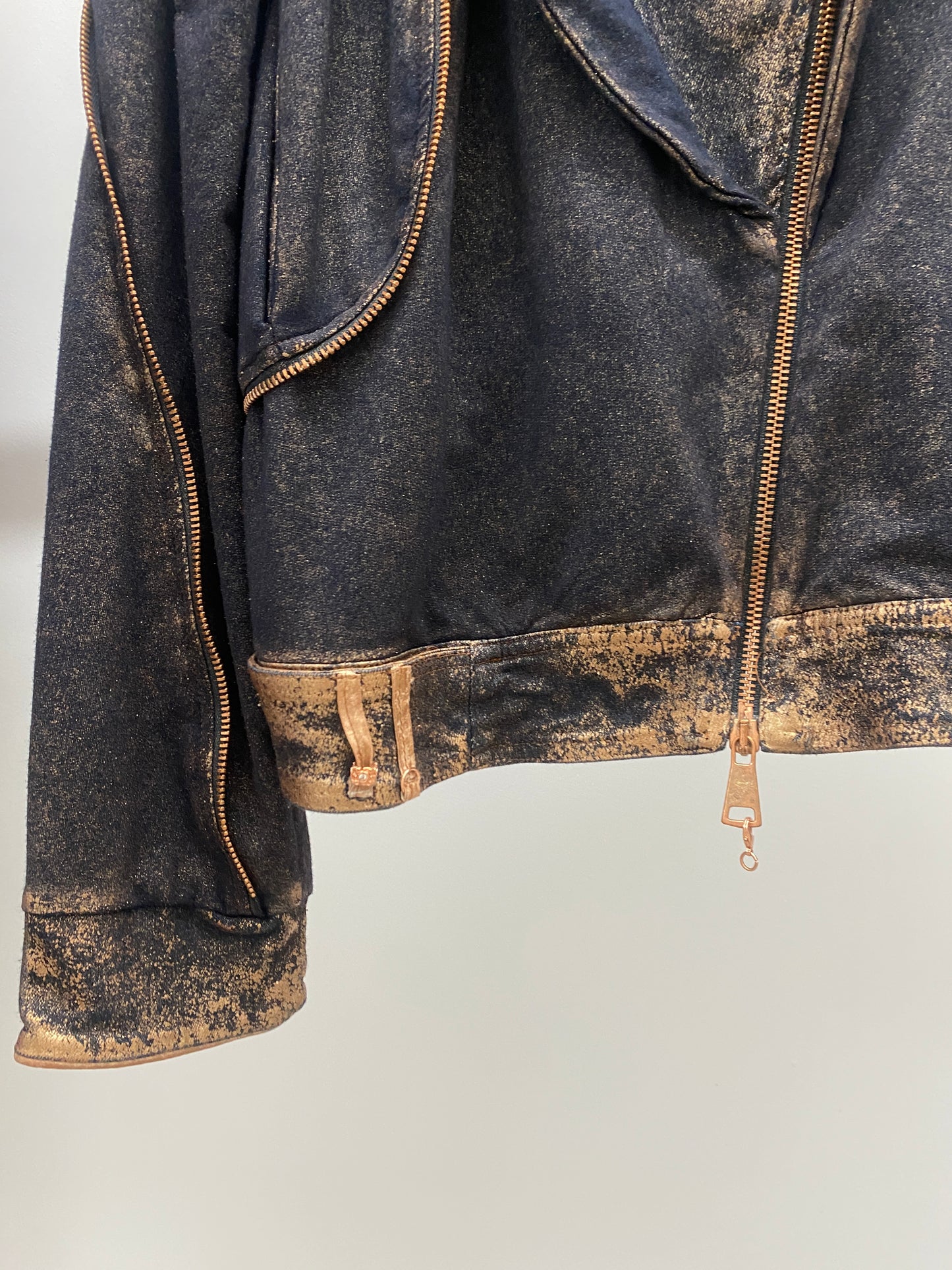 ELISA CAVALETTI multi-zipper jacket (XL)