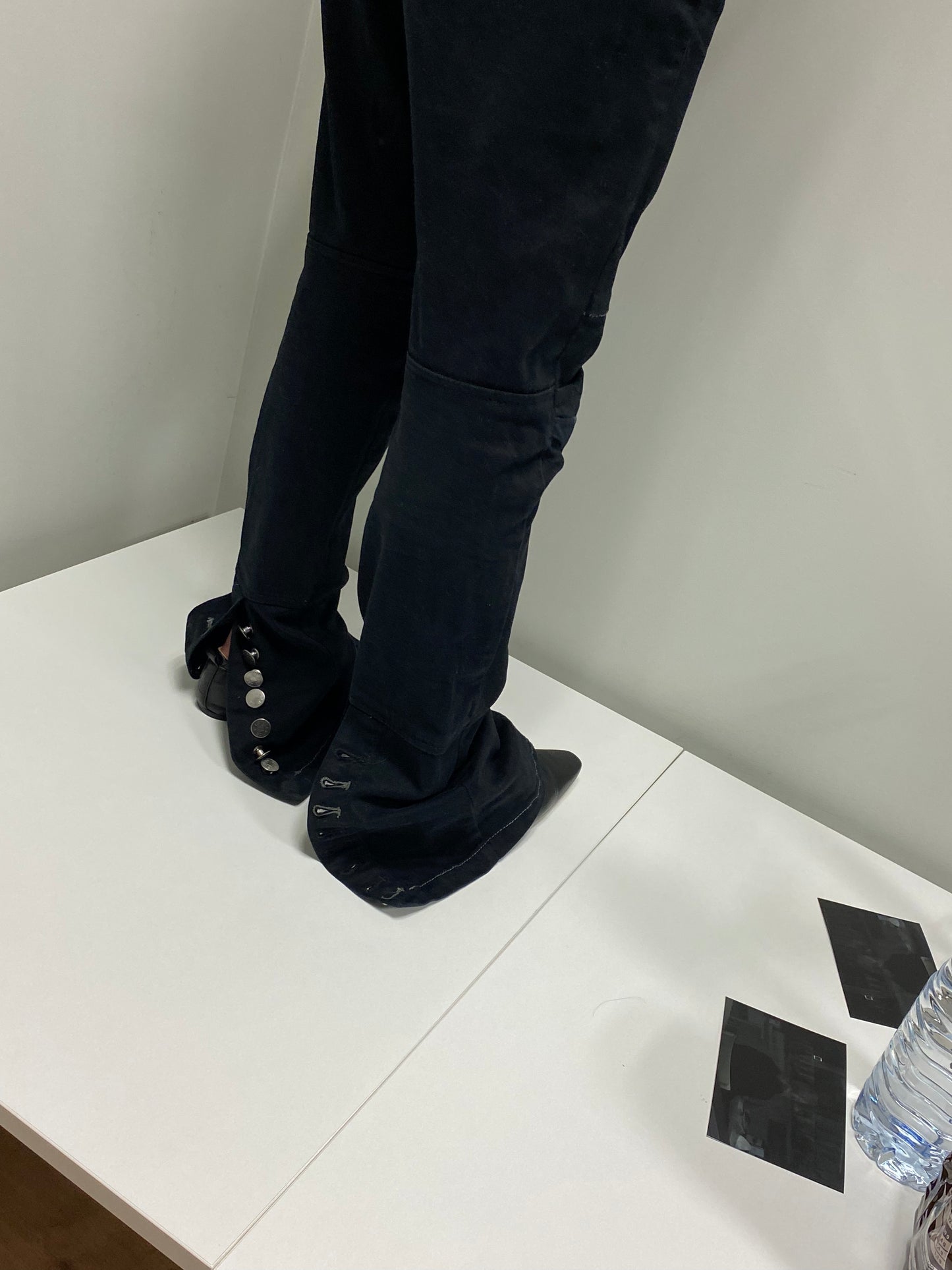 MARITHÉ & FRANÇOIS GIRBAUD bootcut snap-off button trousers (M)