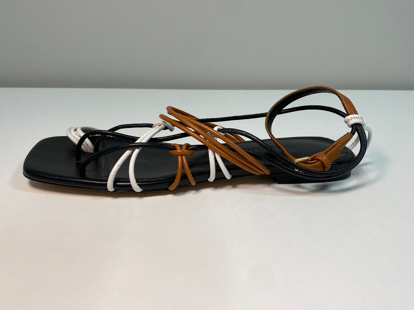 JW ANDERSON black leather sandals (37)