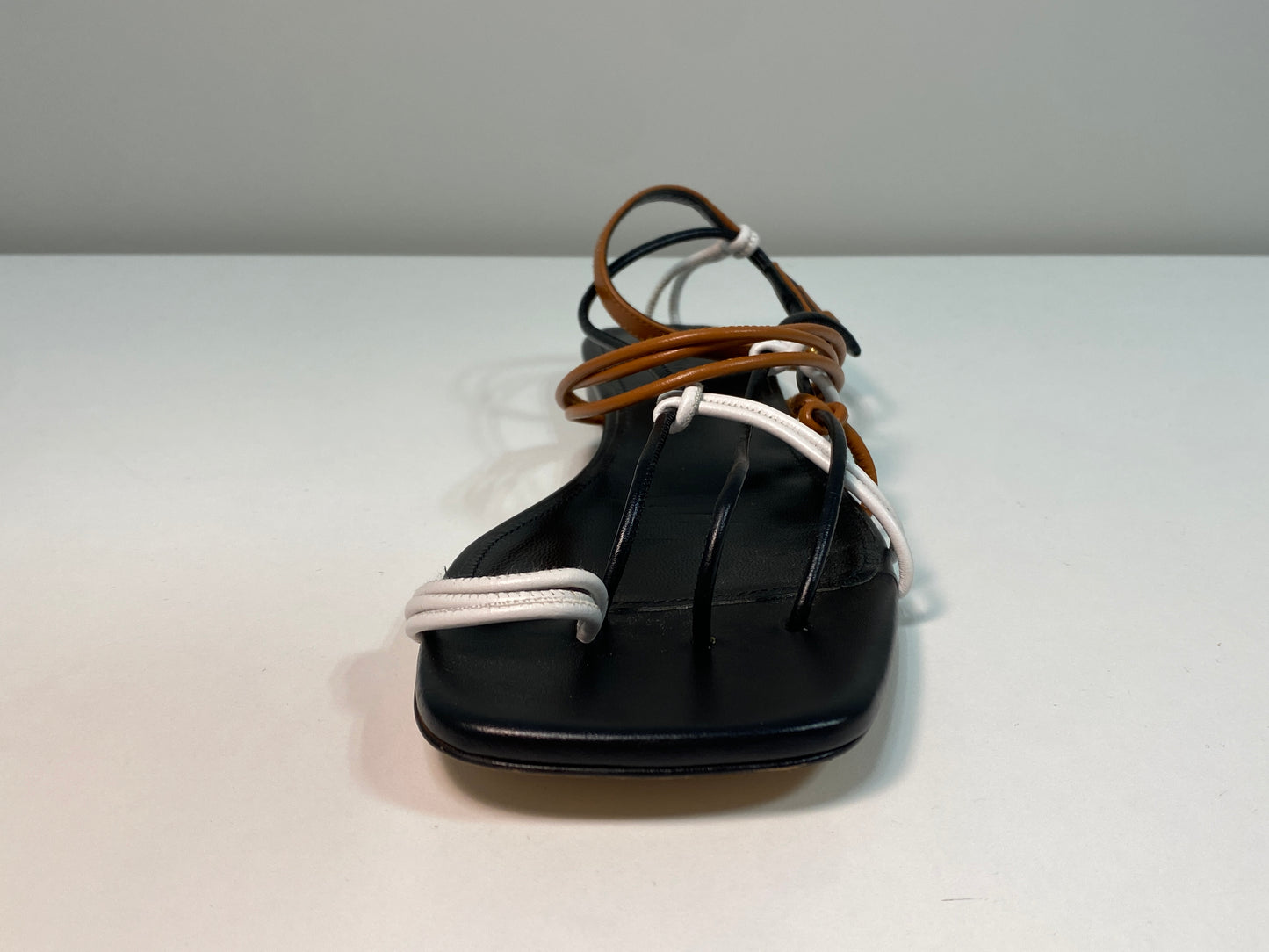 JW ANDERSON black leather sandals (37)