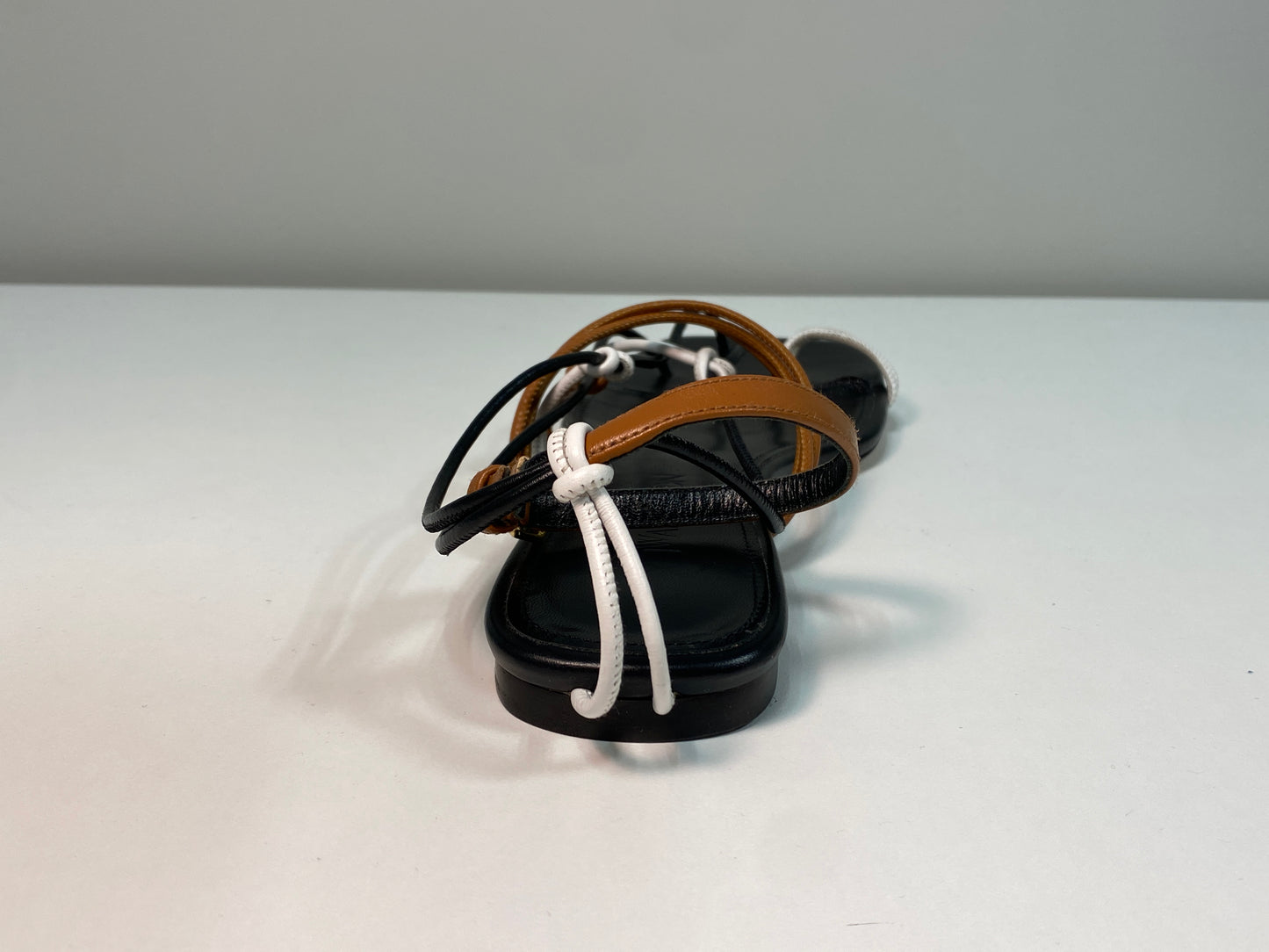 JW ANDERSON black leather sandals (37)