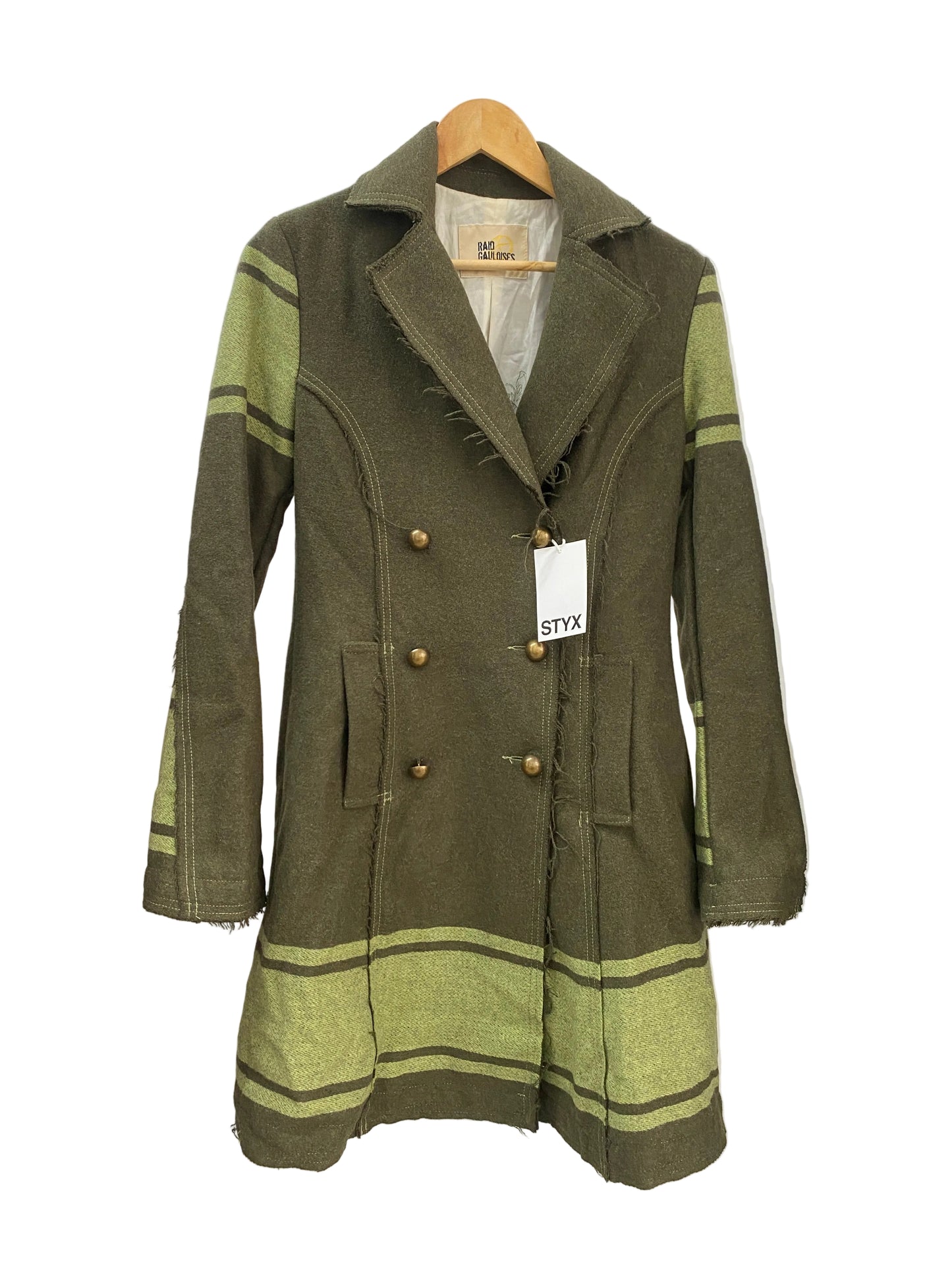 VINTAGE wool trench coat (M)