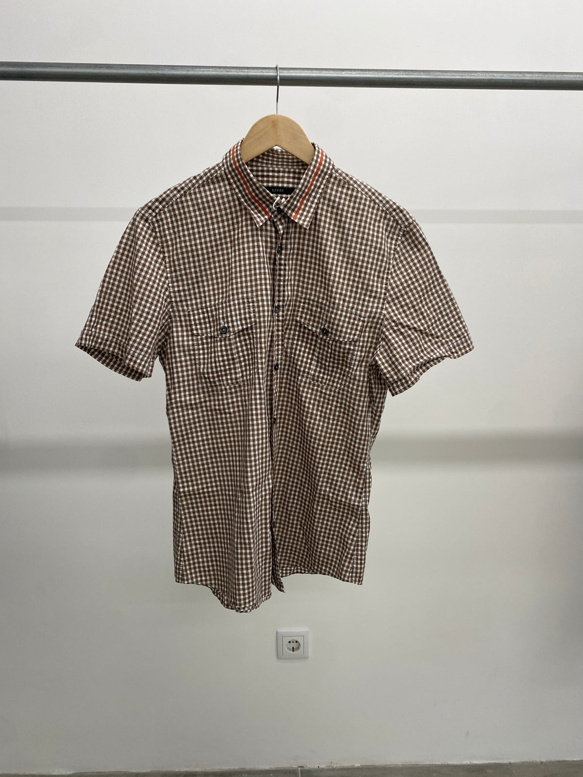 Gucci short sleeve cotton shirt (S)