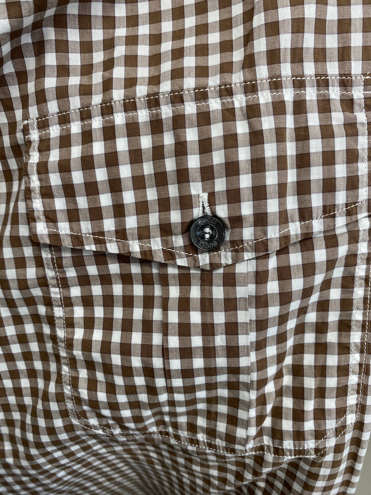 Gucci short sleeve cotton shirt (S)