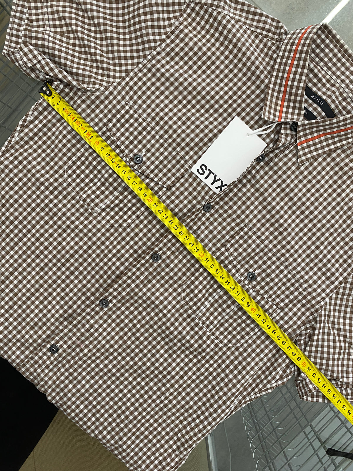 Gucci short sleeve cotton shirt (S)
